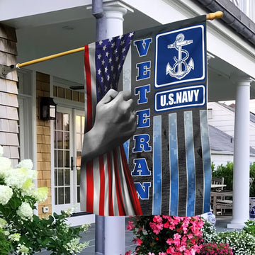 US Navy Garden Flag - House Flag, Gift For Veterans Day, Father's Day, Memorial Day VPVC100602