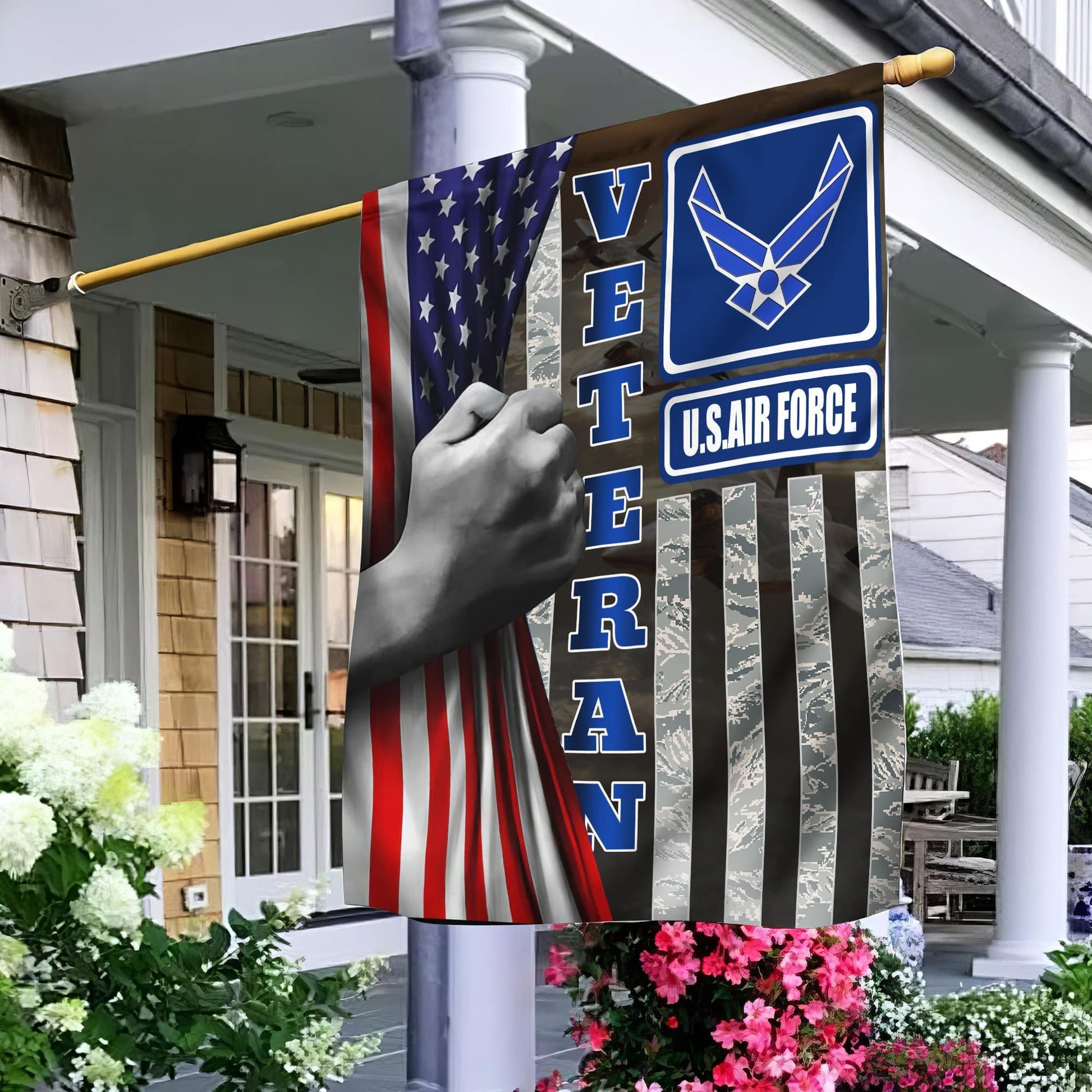 USAF Garden Flag - House Flag, Gift For Veterans Day, Father's Day, Memorial Day VPVC100604