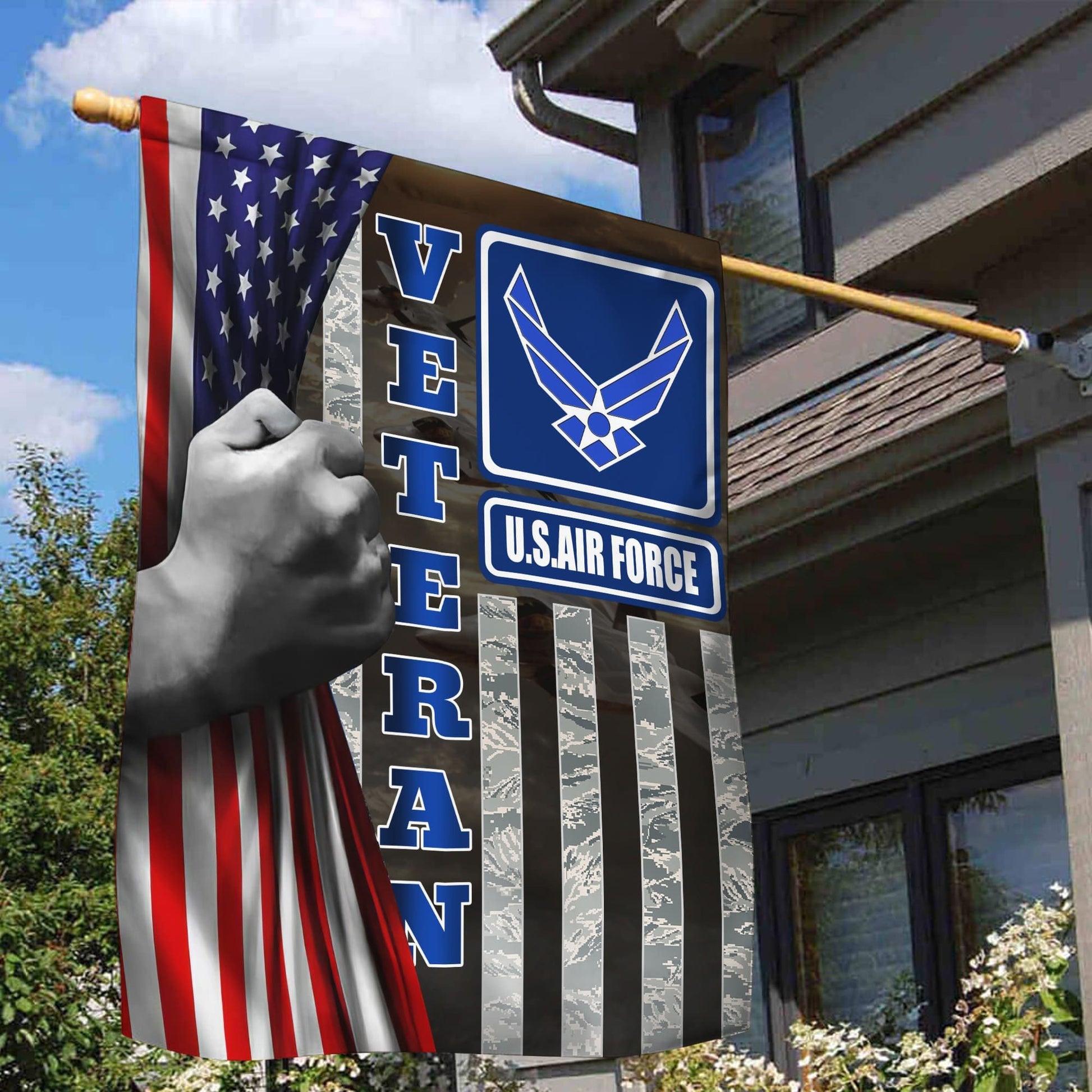 USAF Garden Flag - House Flag, Gift For Veterans Day, Father's Day, Memorial Day VPVC100604
