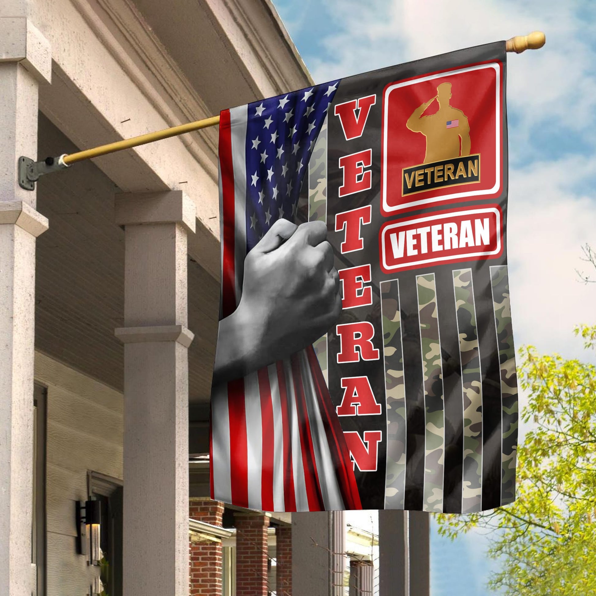 US Veteran Garden Flag - House Flag, Gift For Veterans Day, Father's Day, Memorial Day VPVC100607