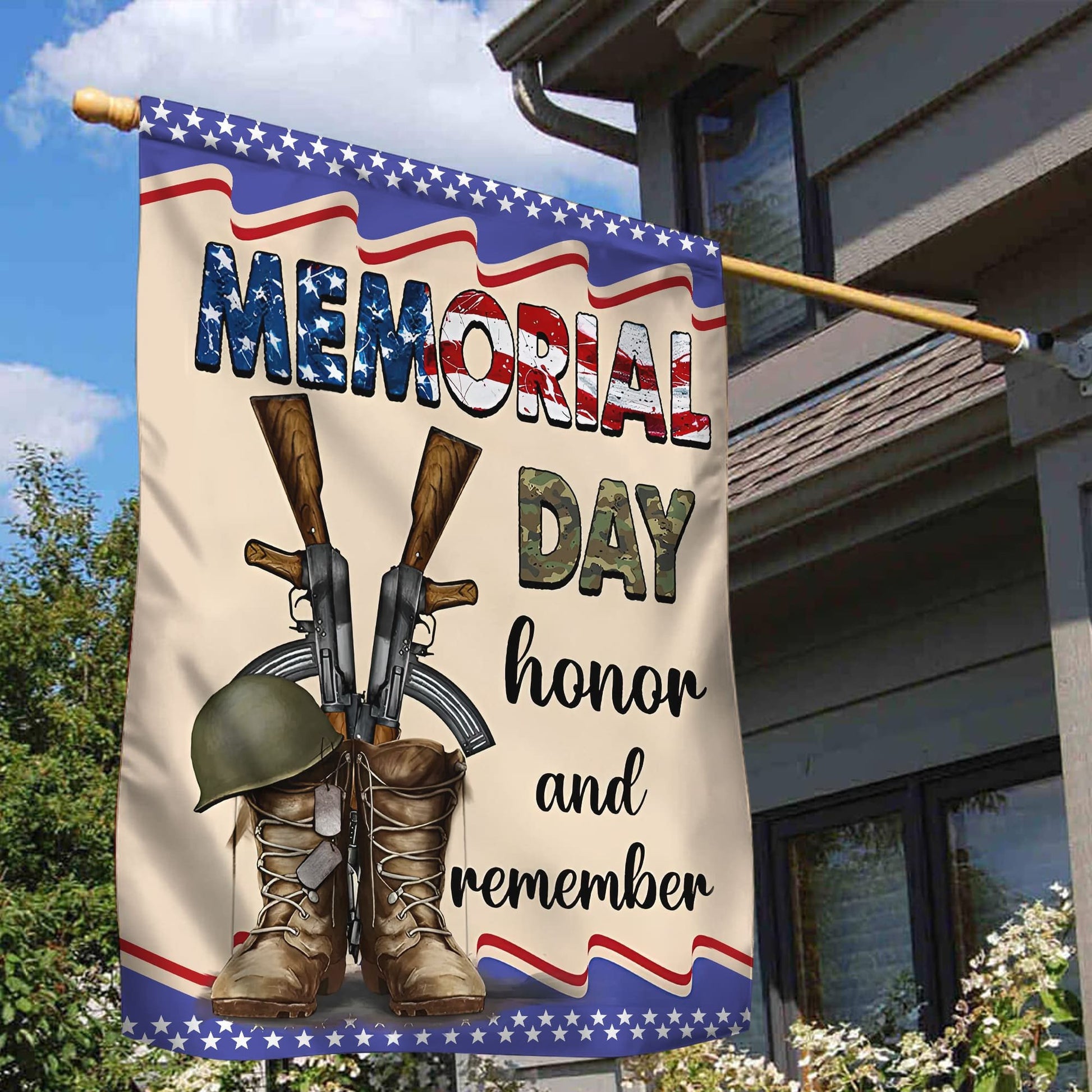 US Veteran Garden Flag - House Flag, Memorial Day Honor And Remember VPVC101201