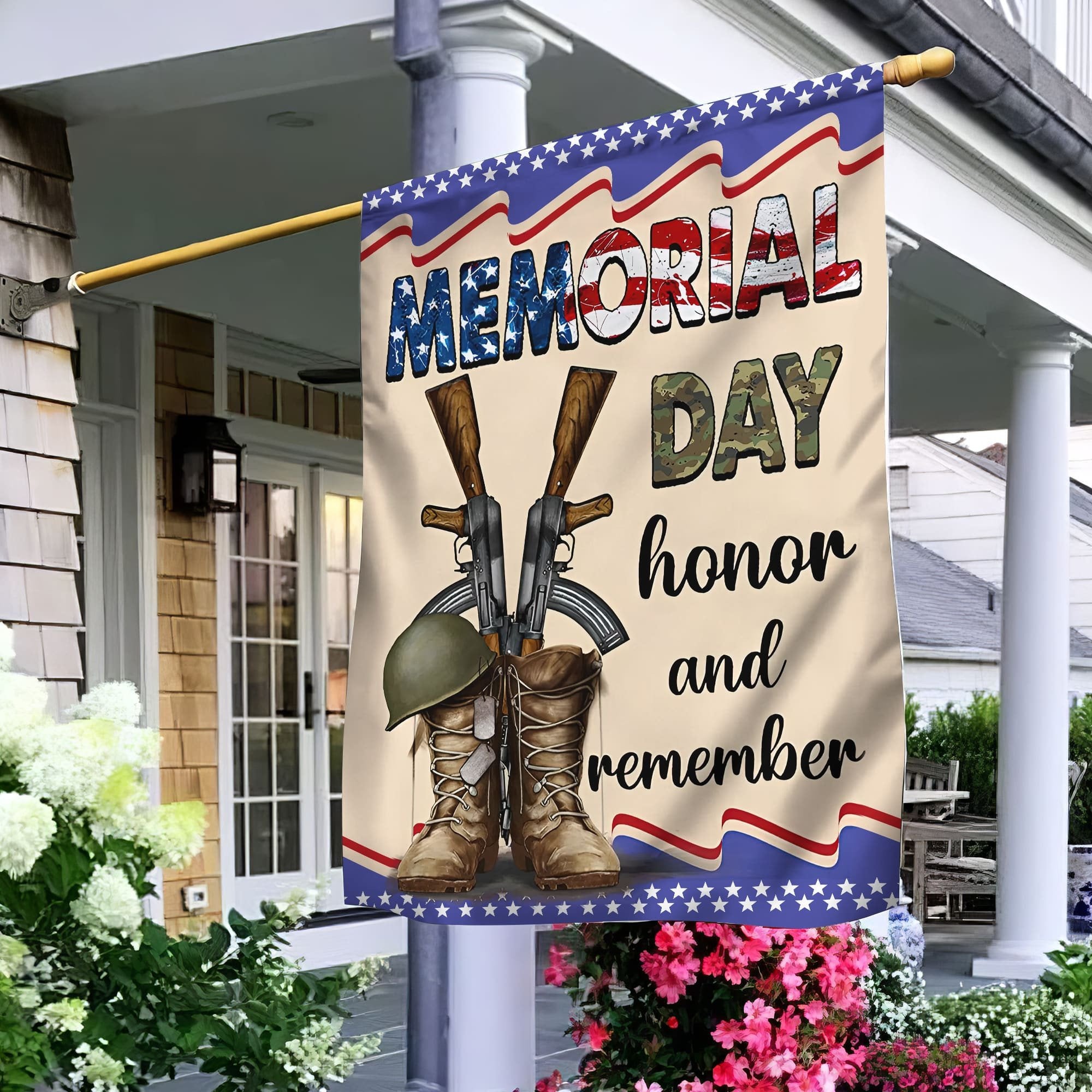 US Veteran Garden Flag - House Flag, Memorial Day Honor And Remember VPVC101201