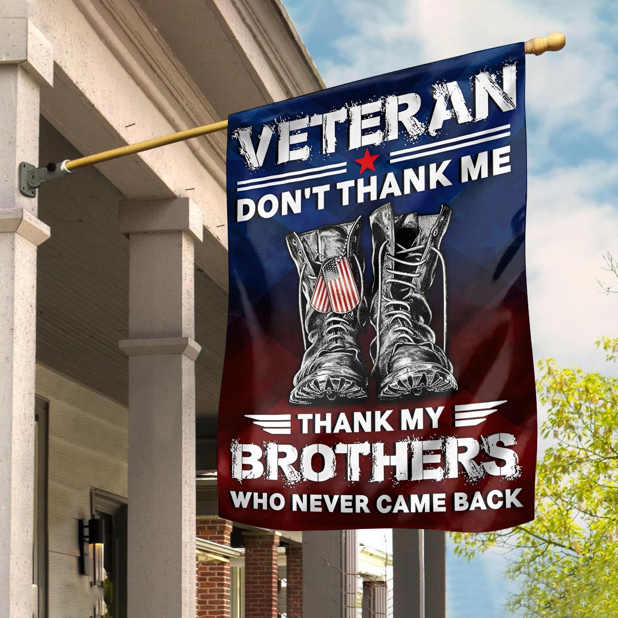 US Veteran Garden Flag - House Flag VPVC101401