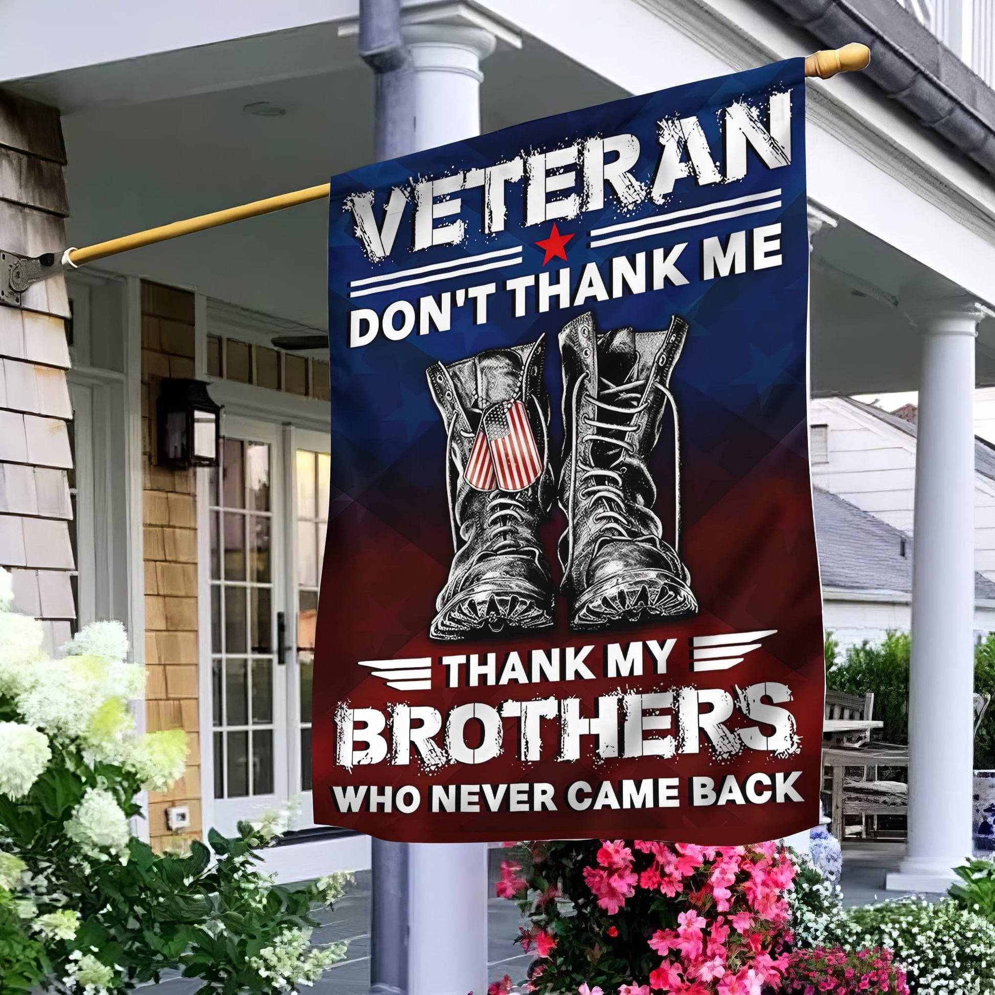 US Veteran Garden Flag - House Flag VPVC101401