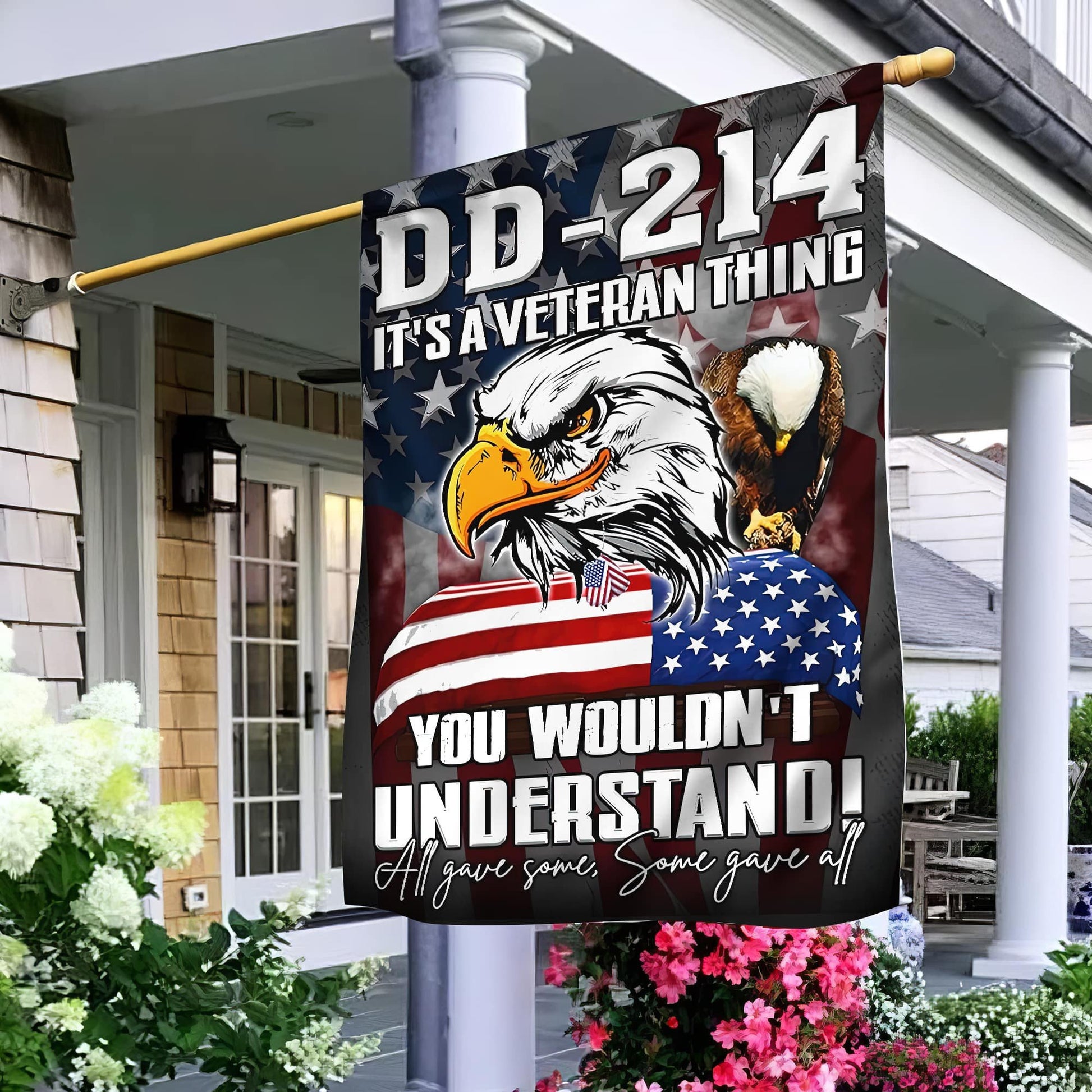 US Veteran Garden Flag - House Flag DD - 214 It Is A Veteran Thing VPVC101601
