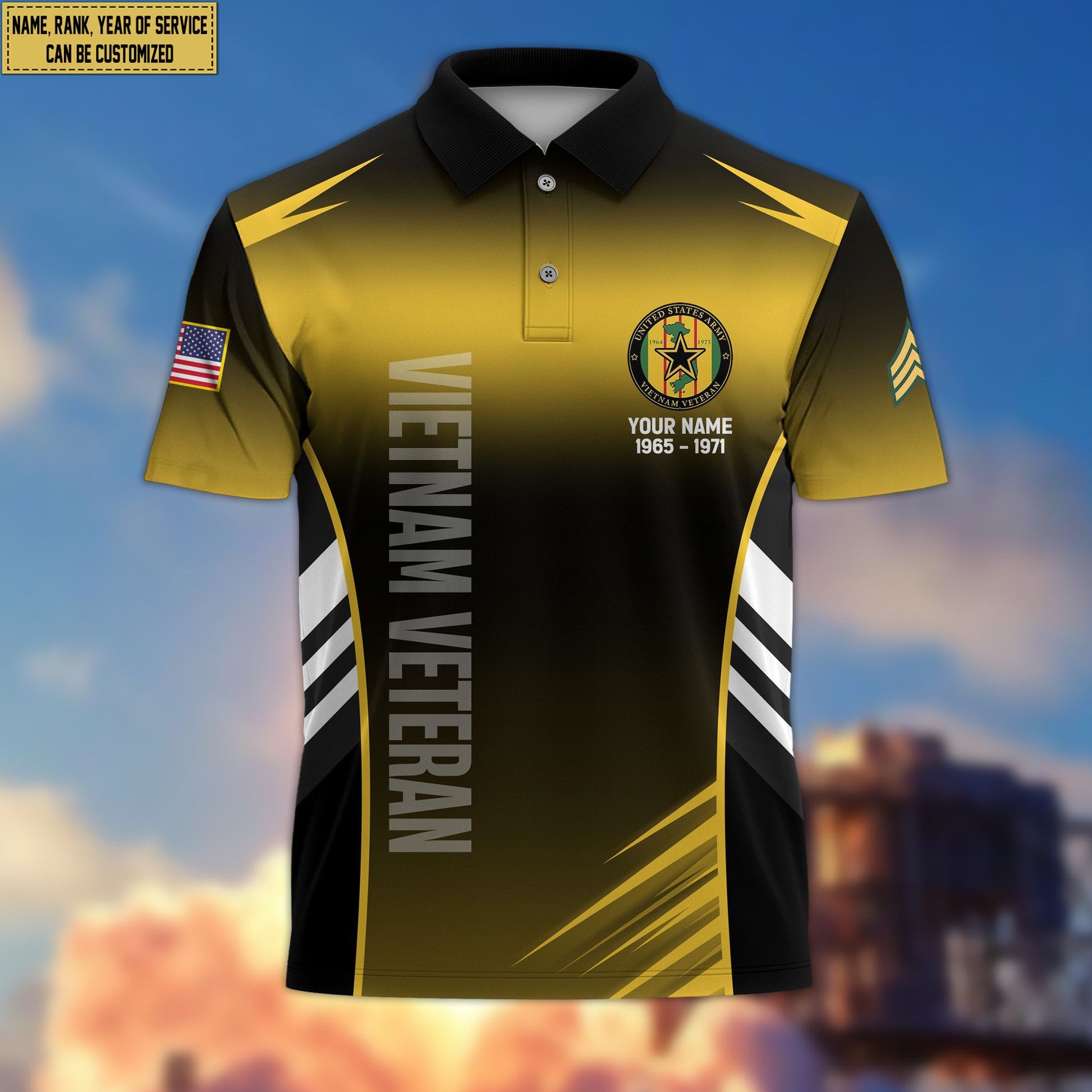 Vietnam Veteran Polo Shirt, Gift for Grandpa Dad Husband, Gift for Vn Veteran VPVC200906