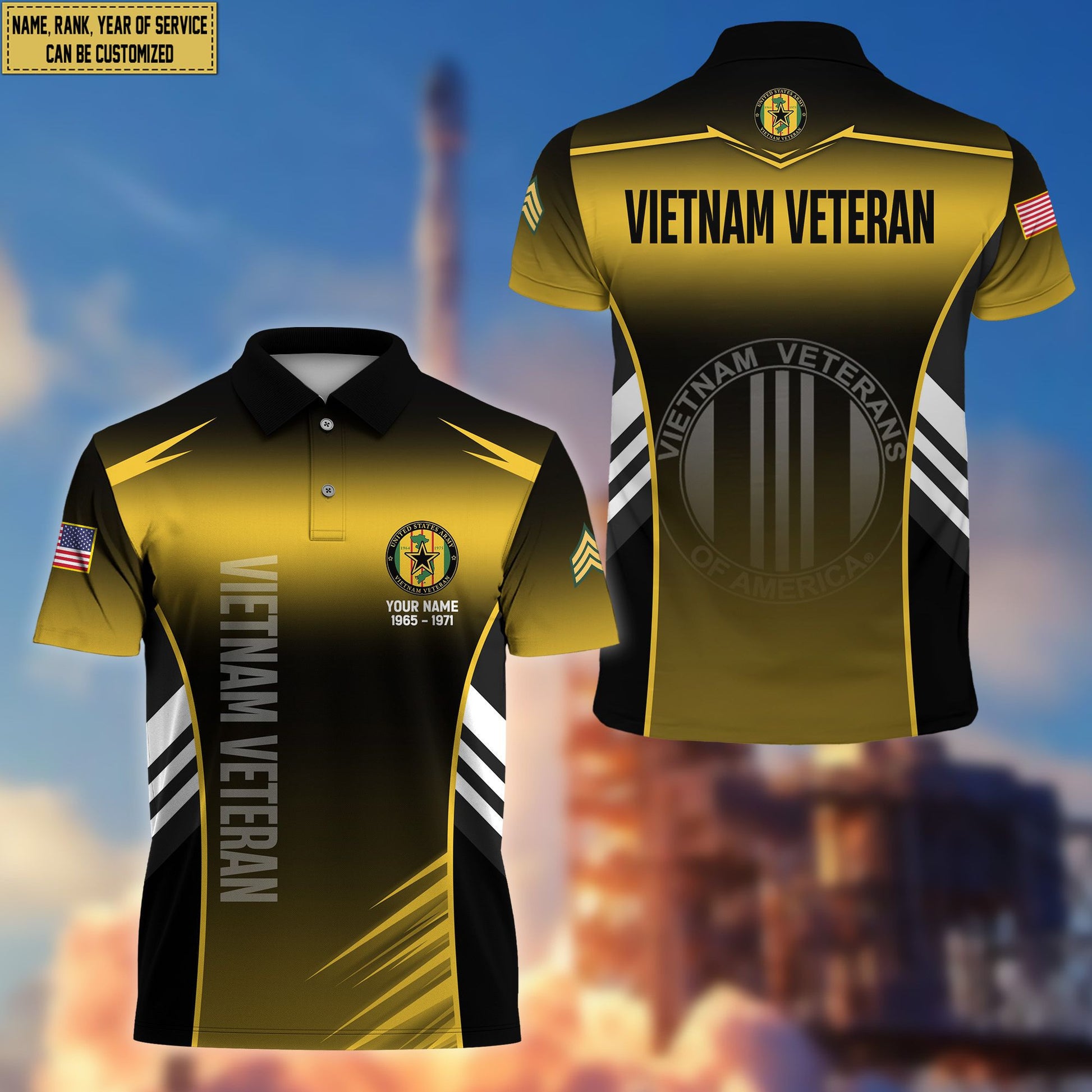 Vietnam Veteran Polo Shirt, Gift for Grandpa Dad Husband, Gift for Vn Veteran VPVC200906