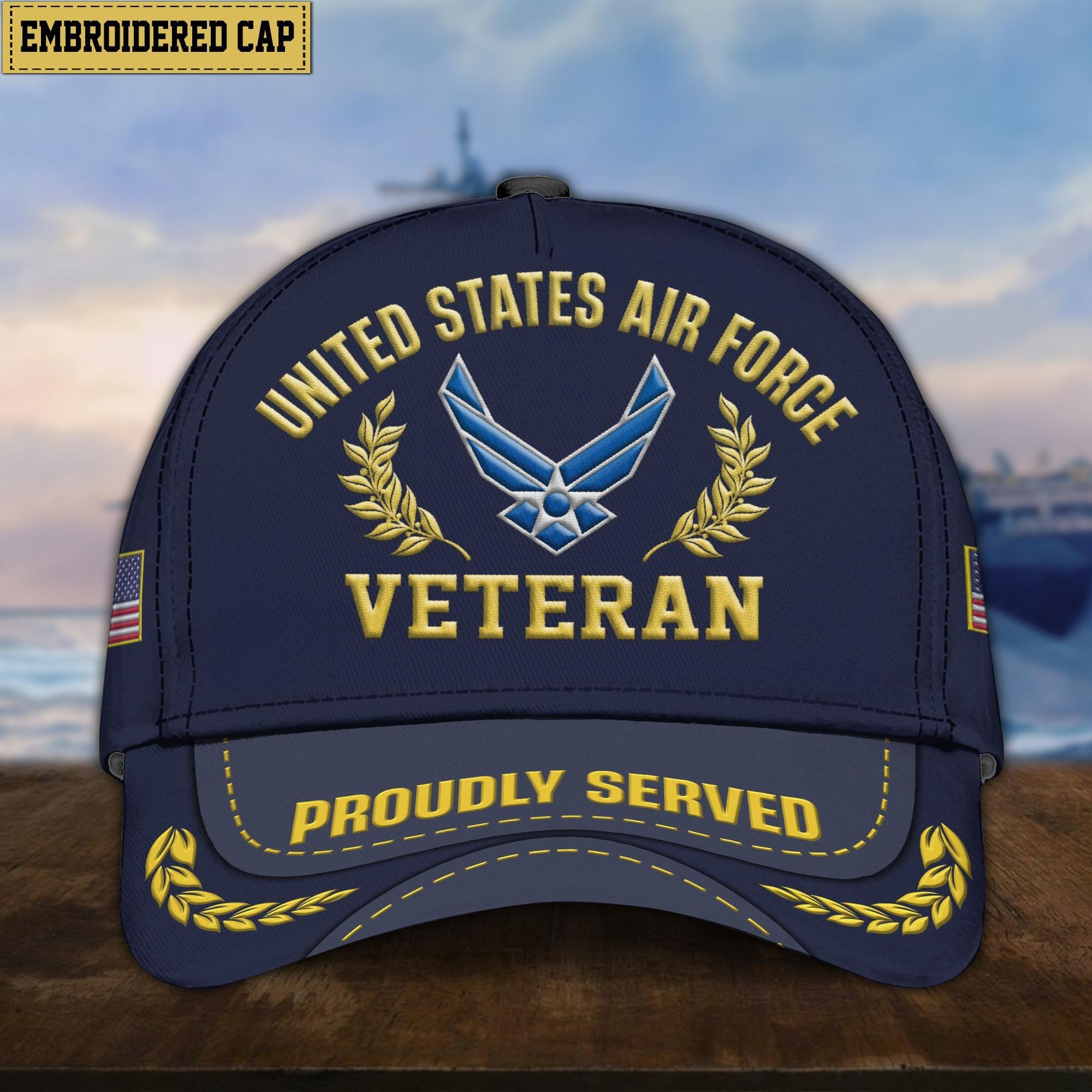 Premium US Veterans Embroidered Cap, Hat Gift For Dad, For Husband Veteran APVC260601