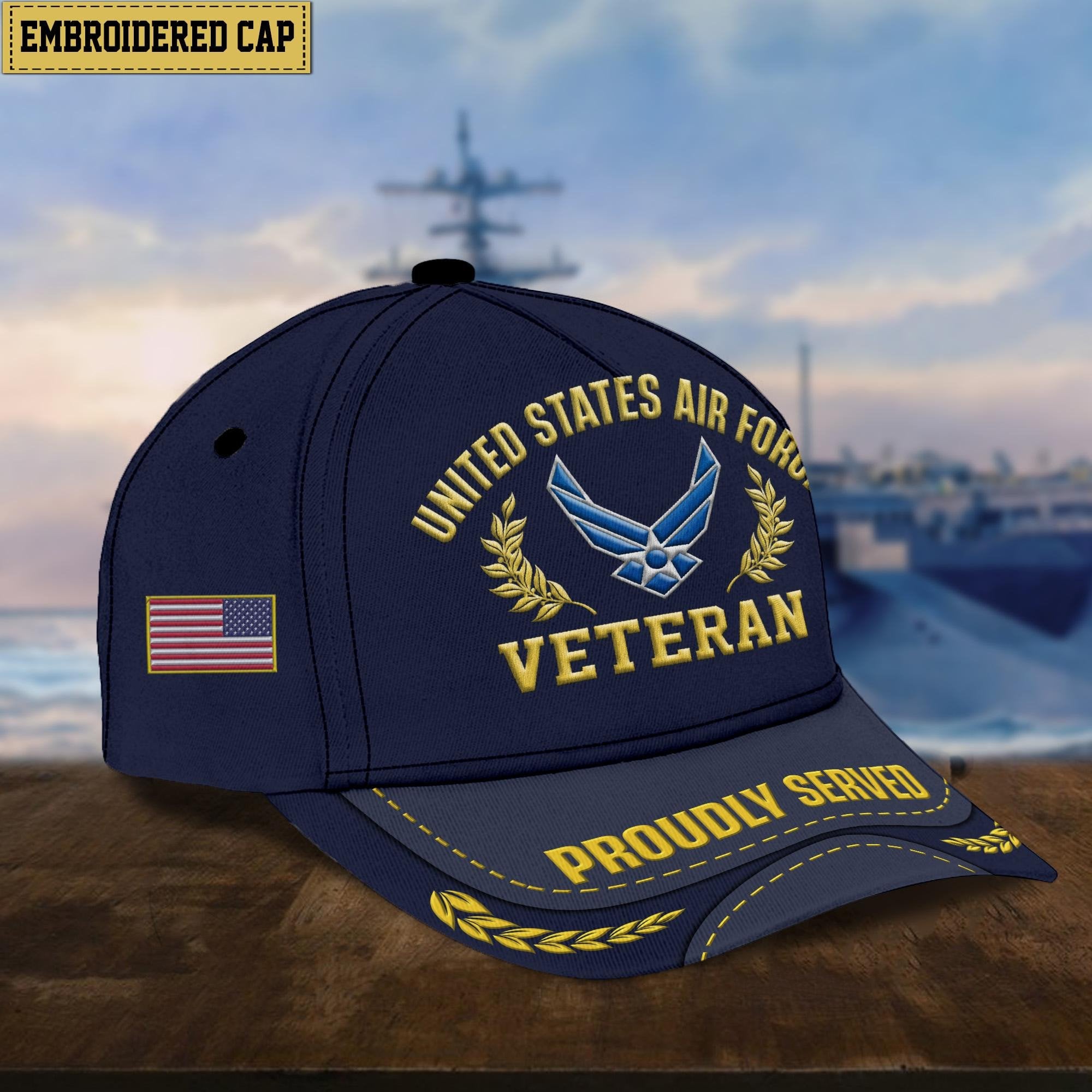 Premium US Veterans Embroidered Cap, Hat Gift For Dad, For Husband Veteran APVC260601