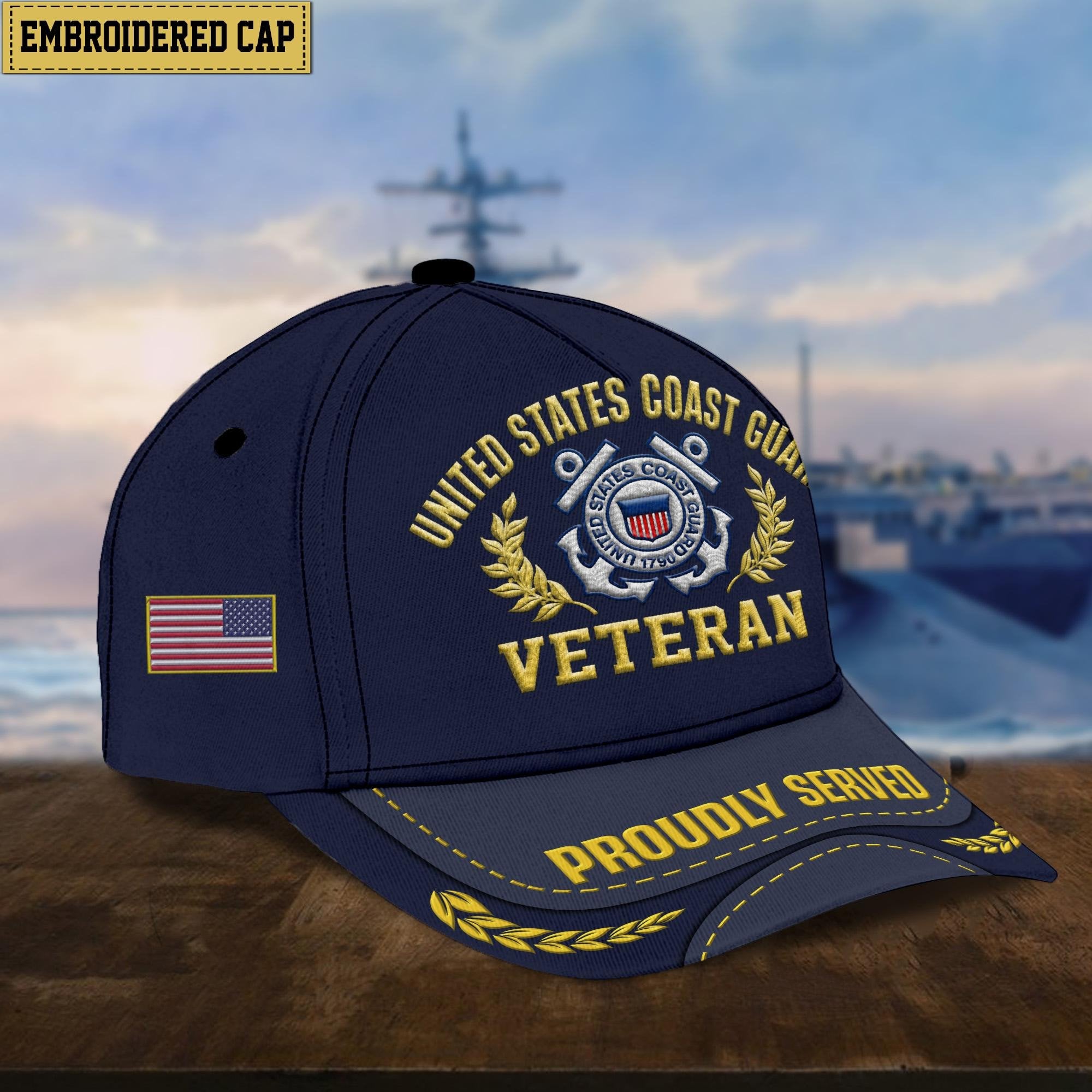 Premium US Veterans Embroidered Cap, Hat Gift For Dad, For Husband Veteran APVC260601