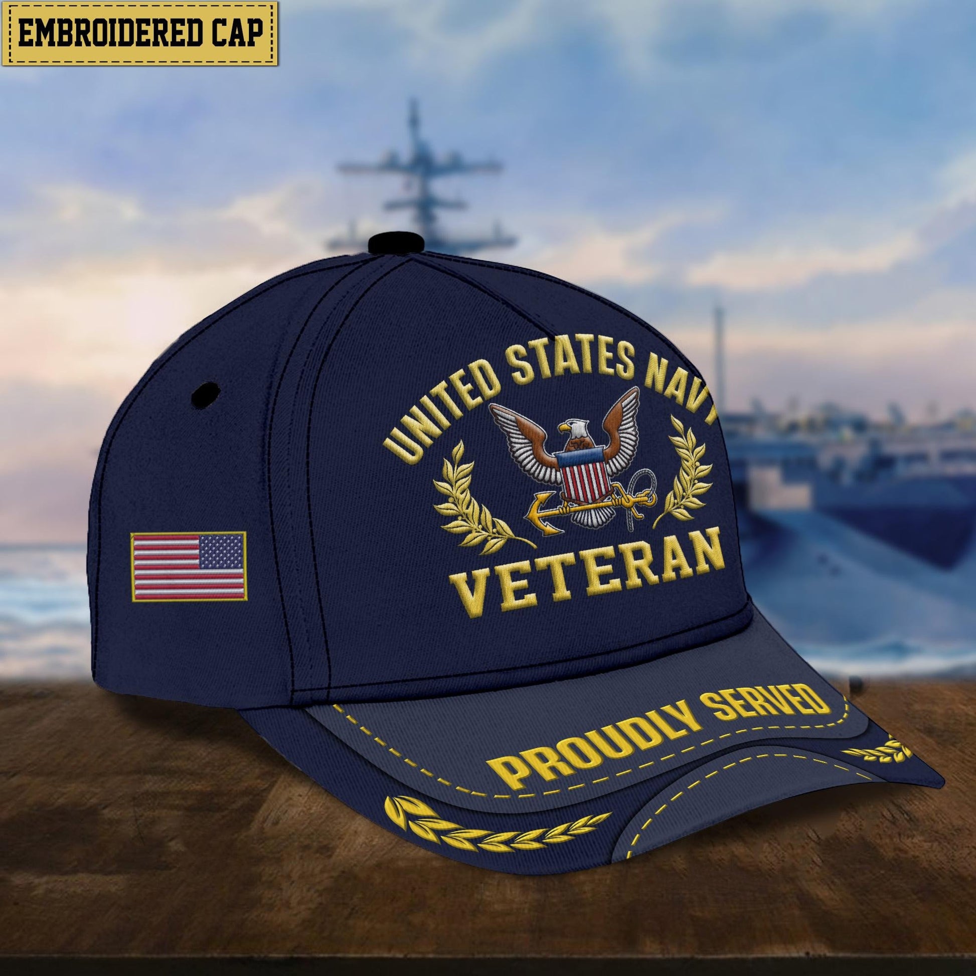 Premium US Veterans Embroidered Cap, Hat Gift For Dad, For Husband Veteran APVC260601