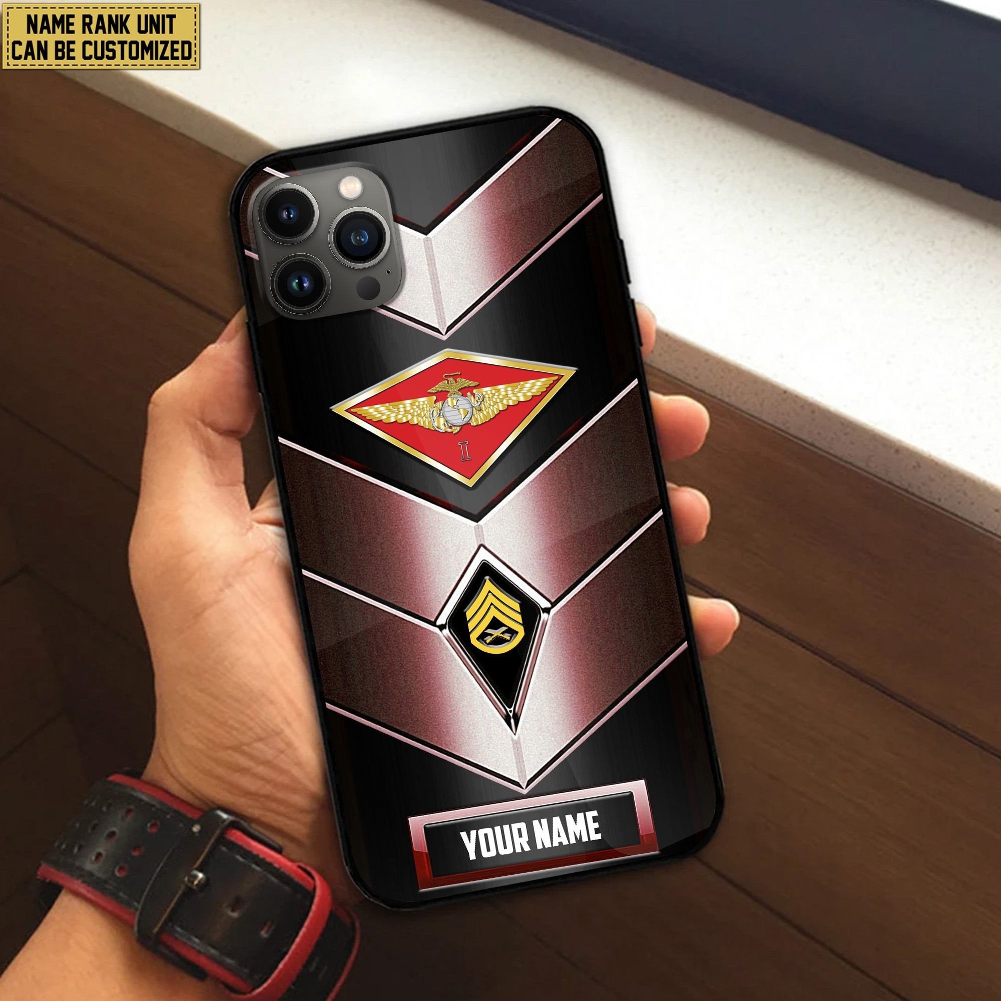 USMC Phone Case, Gifts For US Marine Veteran, Gifts For Veterans Day, Father's Day VPVC500103