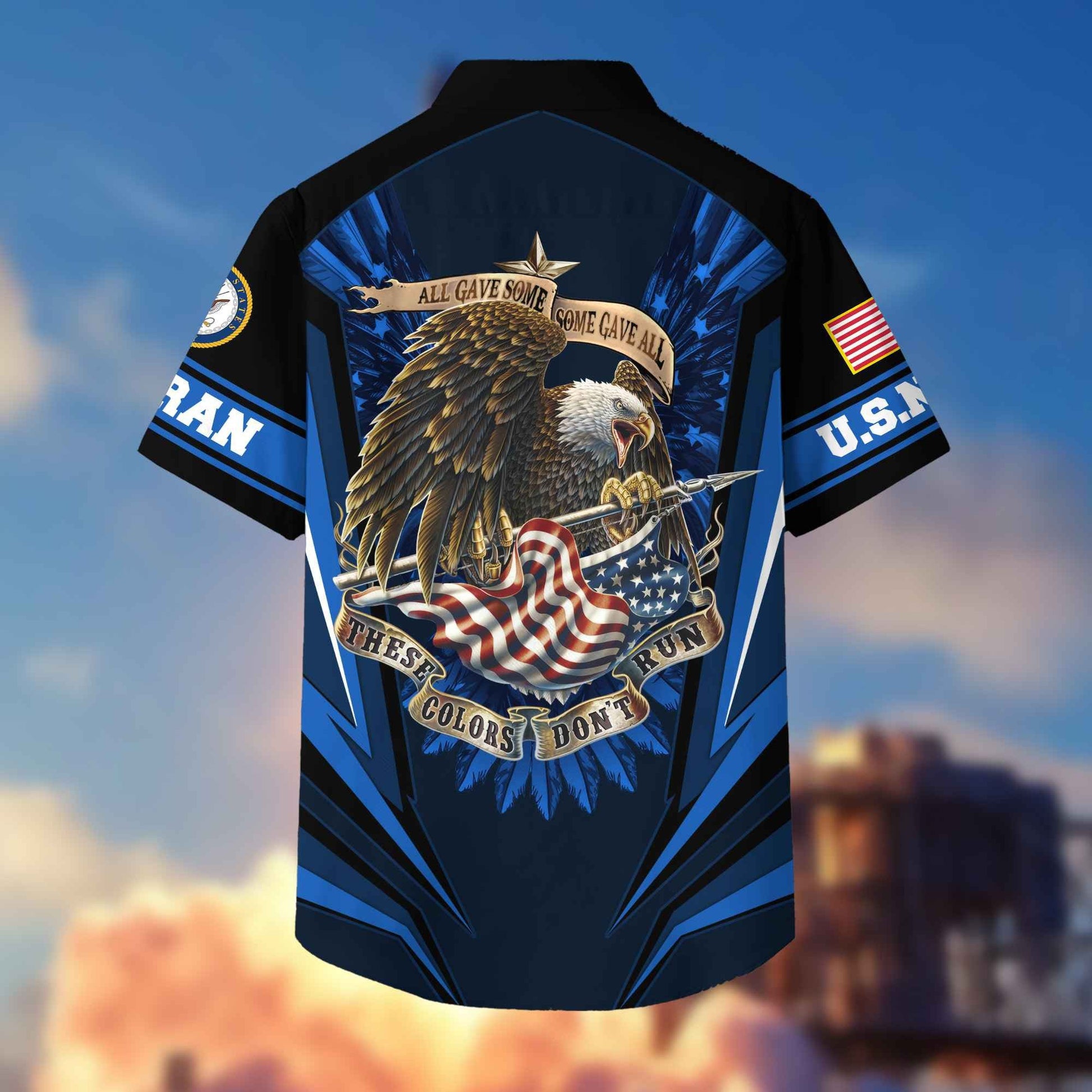 US Navy Hawaiian Shirt With Pocket Gifts For US Navy Veteran, Gifts For Veterans Day, Father's Day VPVC403002