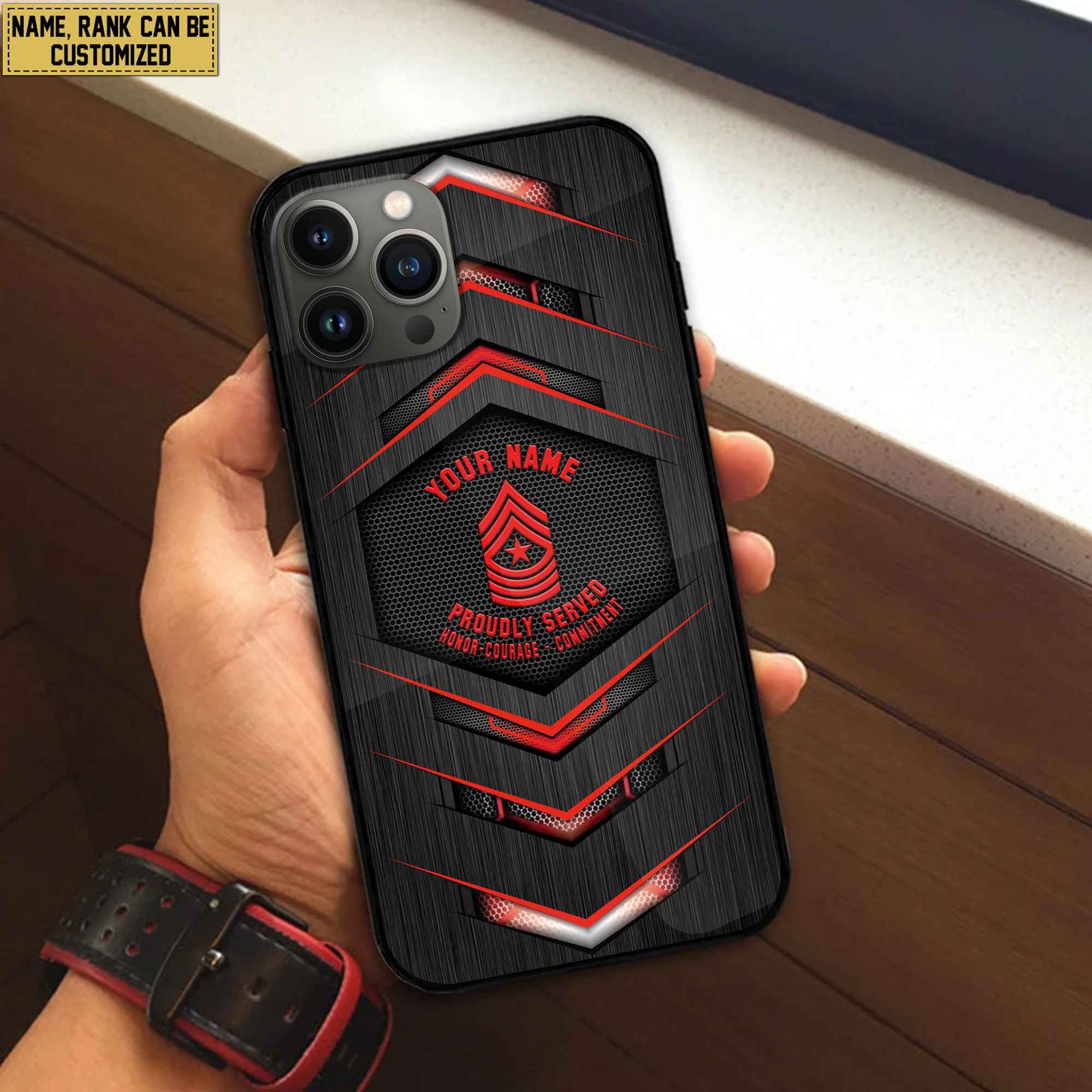 USMC Phone Case, Gifts For US Marine Veteran, Gifts For Veterans Day, Father's Day VPVC501003