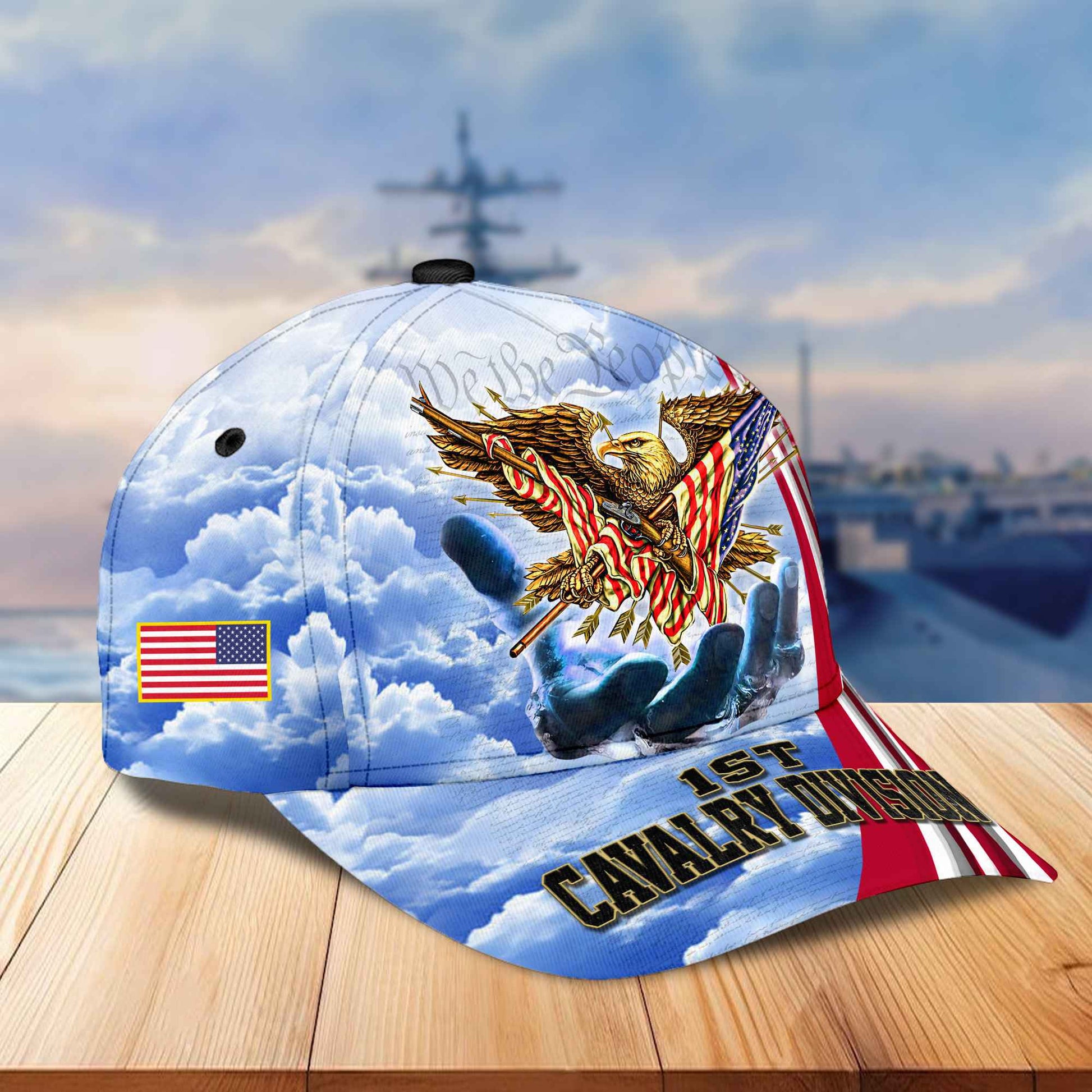 Premium 1st Cavalry Division Cap, Gifts for US Veteran VPVC002901