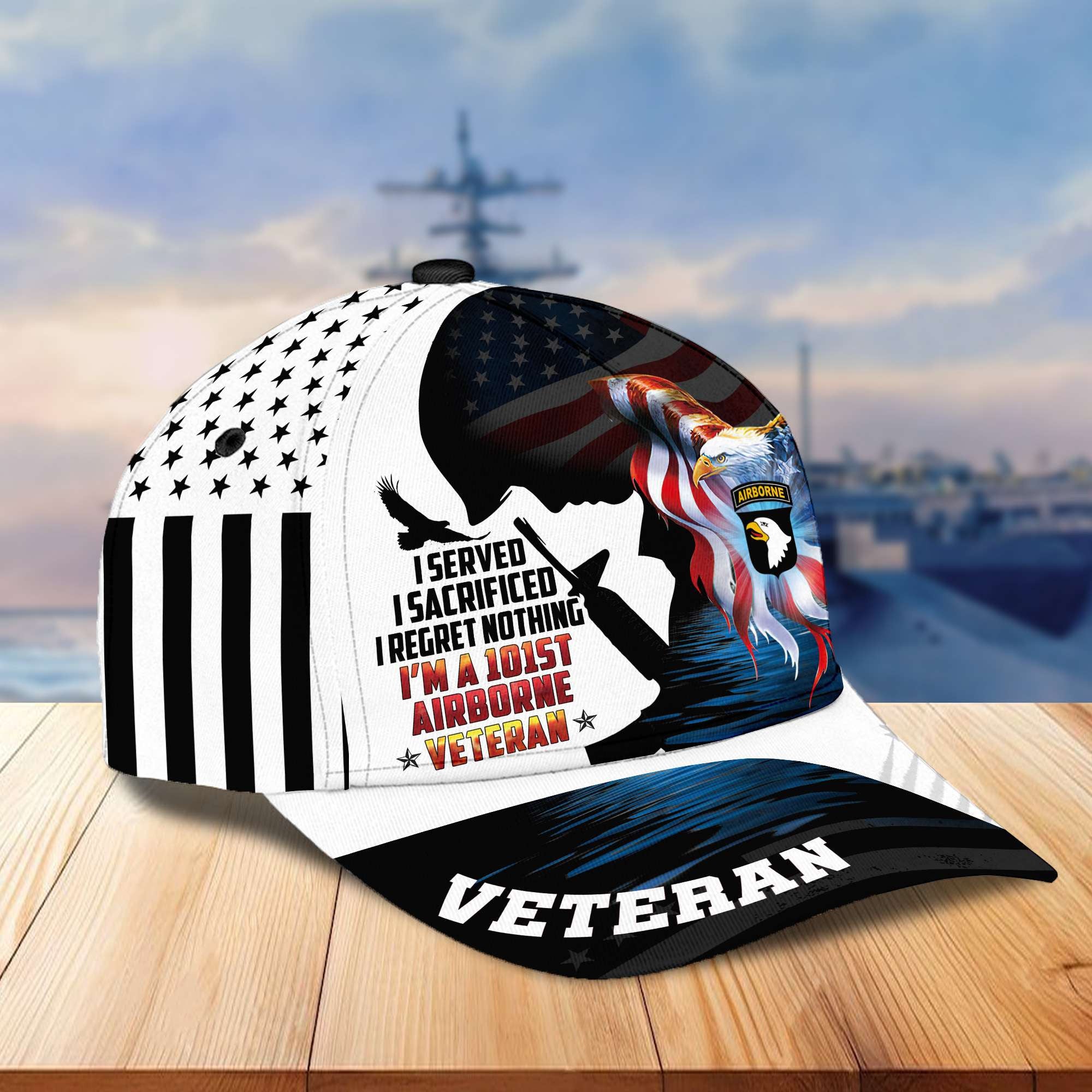 Premium 101st Airborne Division Cap, Gifts for Dad, Gifts for Husband Veteran VPVC003003