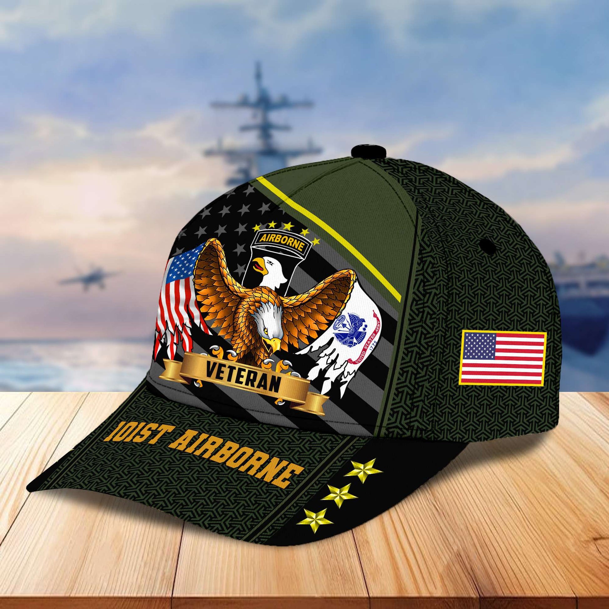 Premium 101st Airborne Division Cap, Gifts for US Veteran VPVC003103