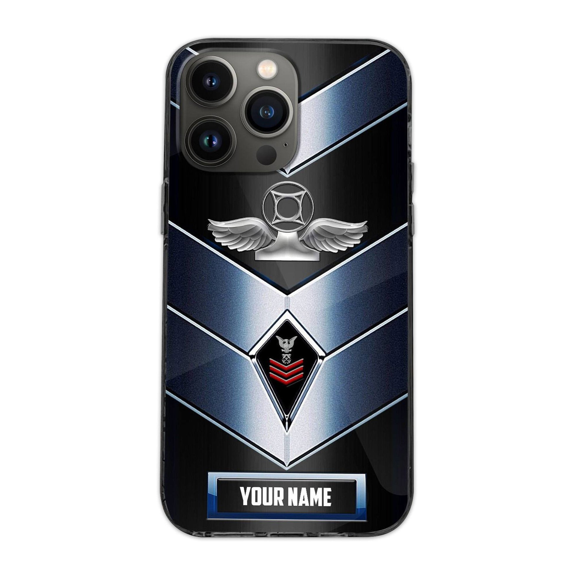 US Navy Phone Case, Gifts For US Navy Veteran, Gifts For Veterans Day, Father's Day VPVC500102