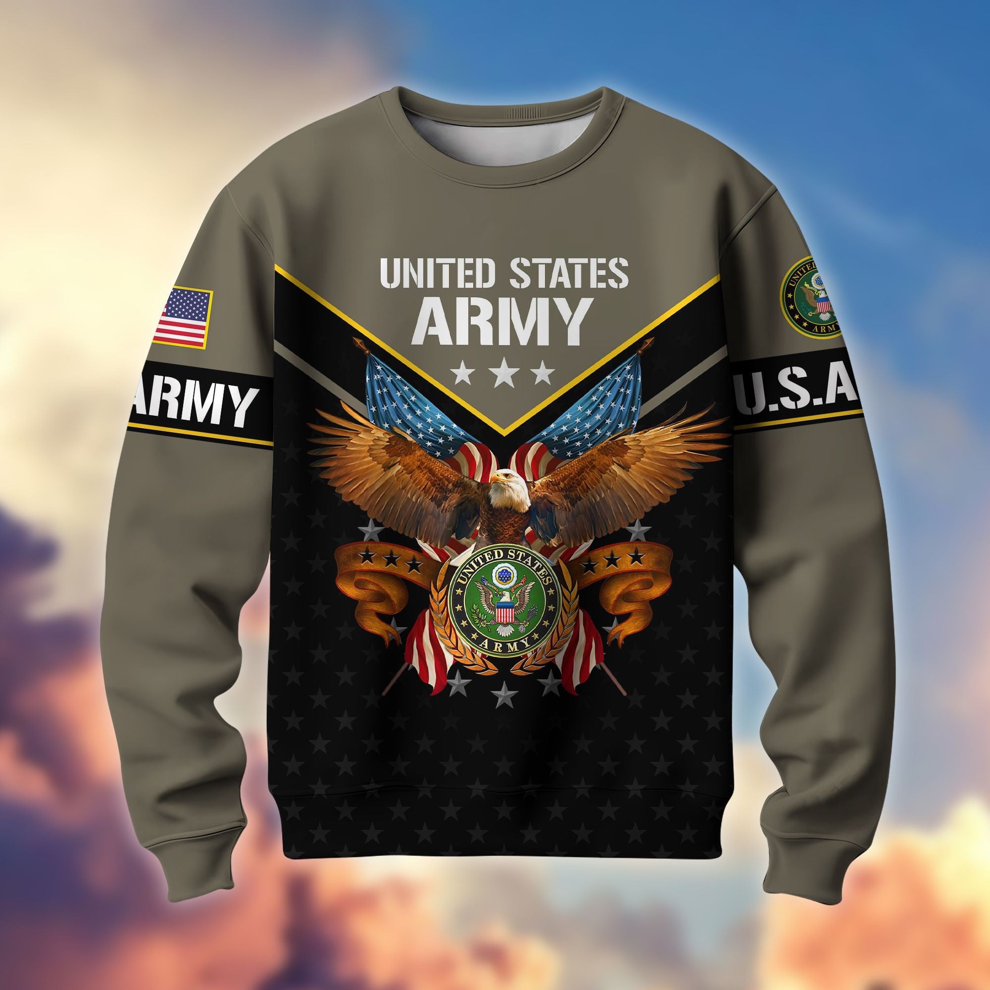 Premium US Military Sweatshirt BPVC180910, Gifts For US Military