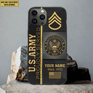 US Army Phone Case, Gifts For Army Veteran, Gifts For Veterans Day, Father's Day VPVC501101