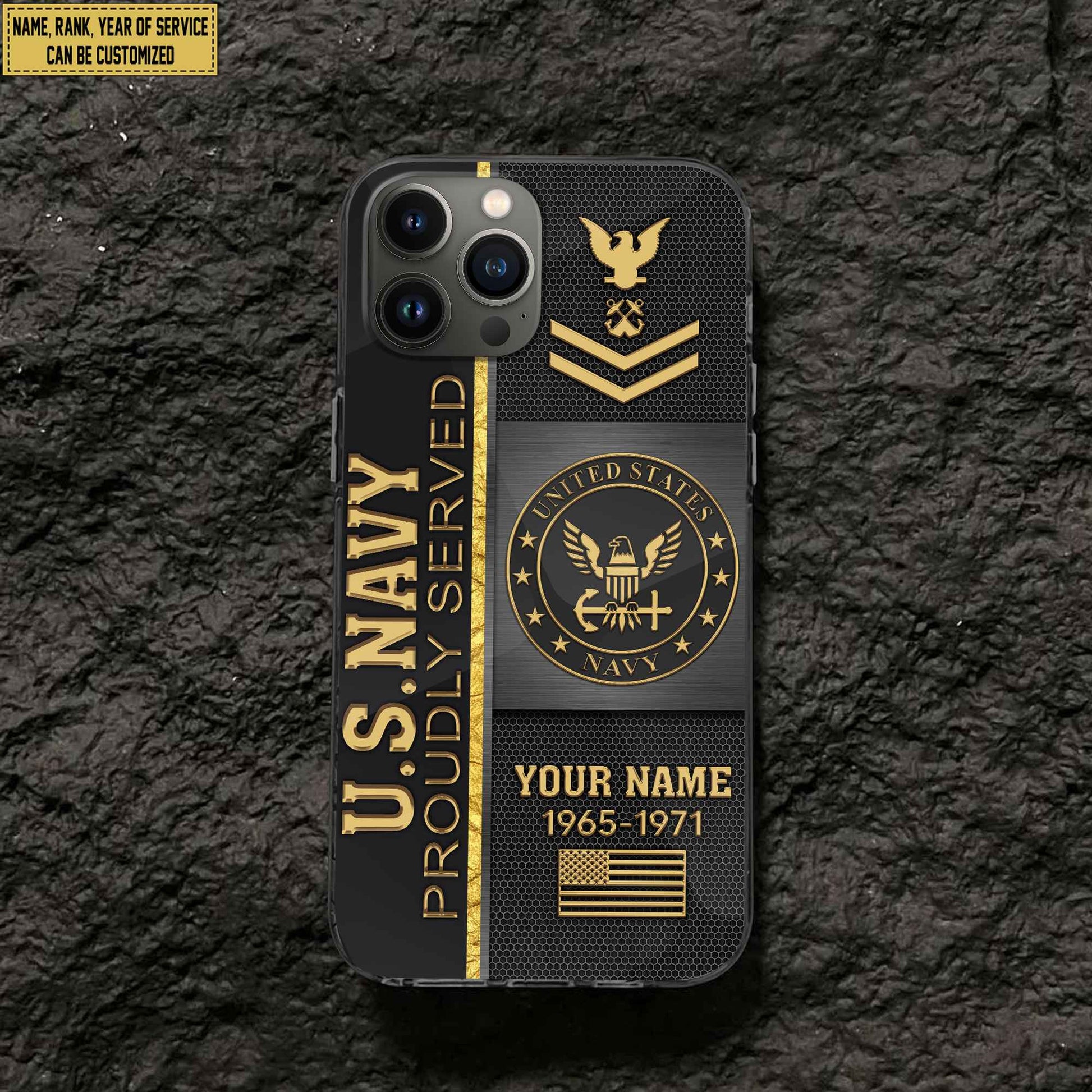 US Navy Phone Case, Gifts For Navy Veteran, Gifts For Veterans Day, Father's Day VPVC501102