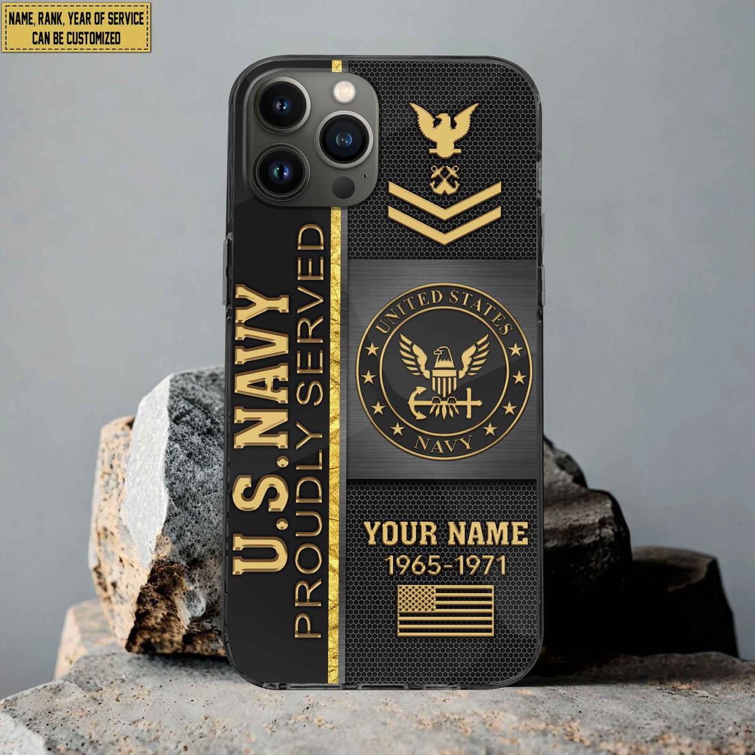 US Navy Phone Case, Gifts For Navy Veteran, Gifts For Veterans Day, Father's Day VPVC501102