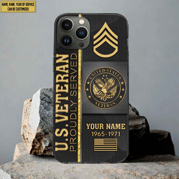 US Veteran Phone Case, Gifts For US Veteran, Gifts For Veterans Day, Father's Day VPVC501107