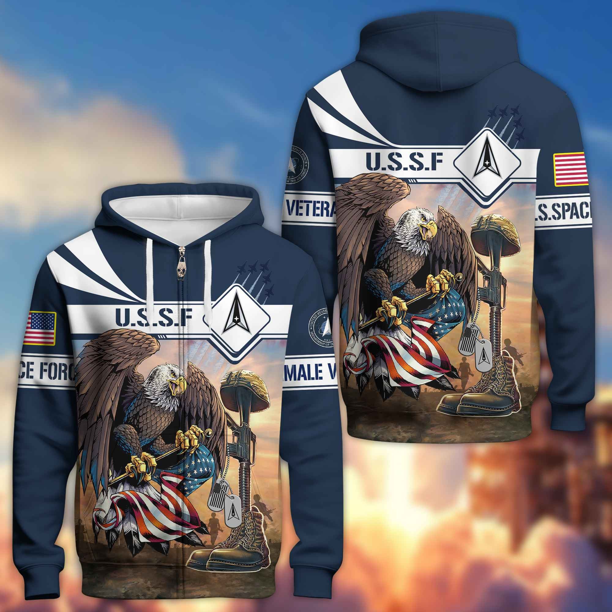 Premium US Female Veterans Zip Hoodie BPVC150110, Gifts For Female Veterans