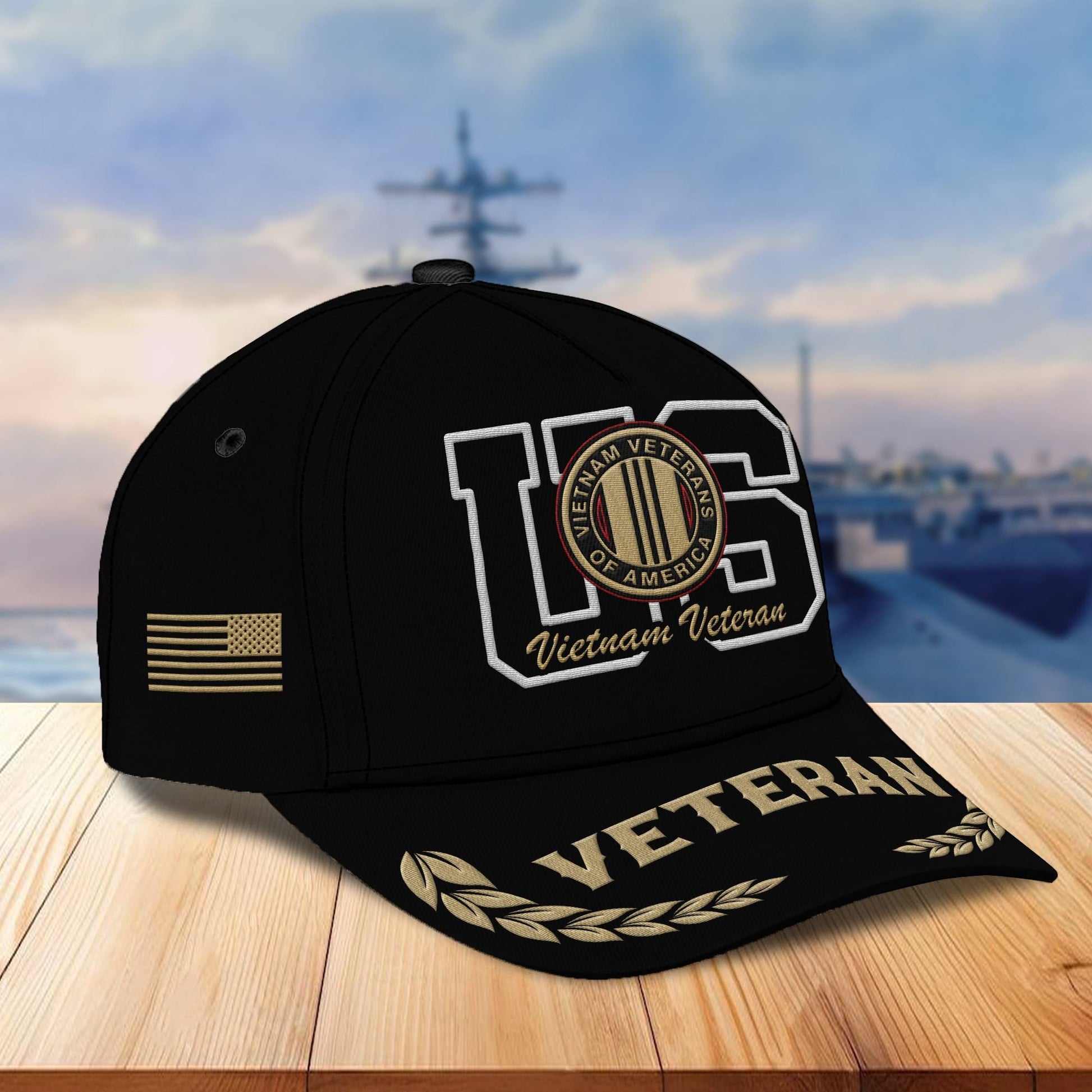 Premium Vietnam Veteran Embroidered Cap VPVC301506, Hat for Vietnam Veteran, Gifts for Father's Day, Veterans Day