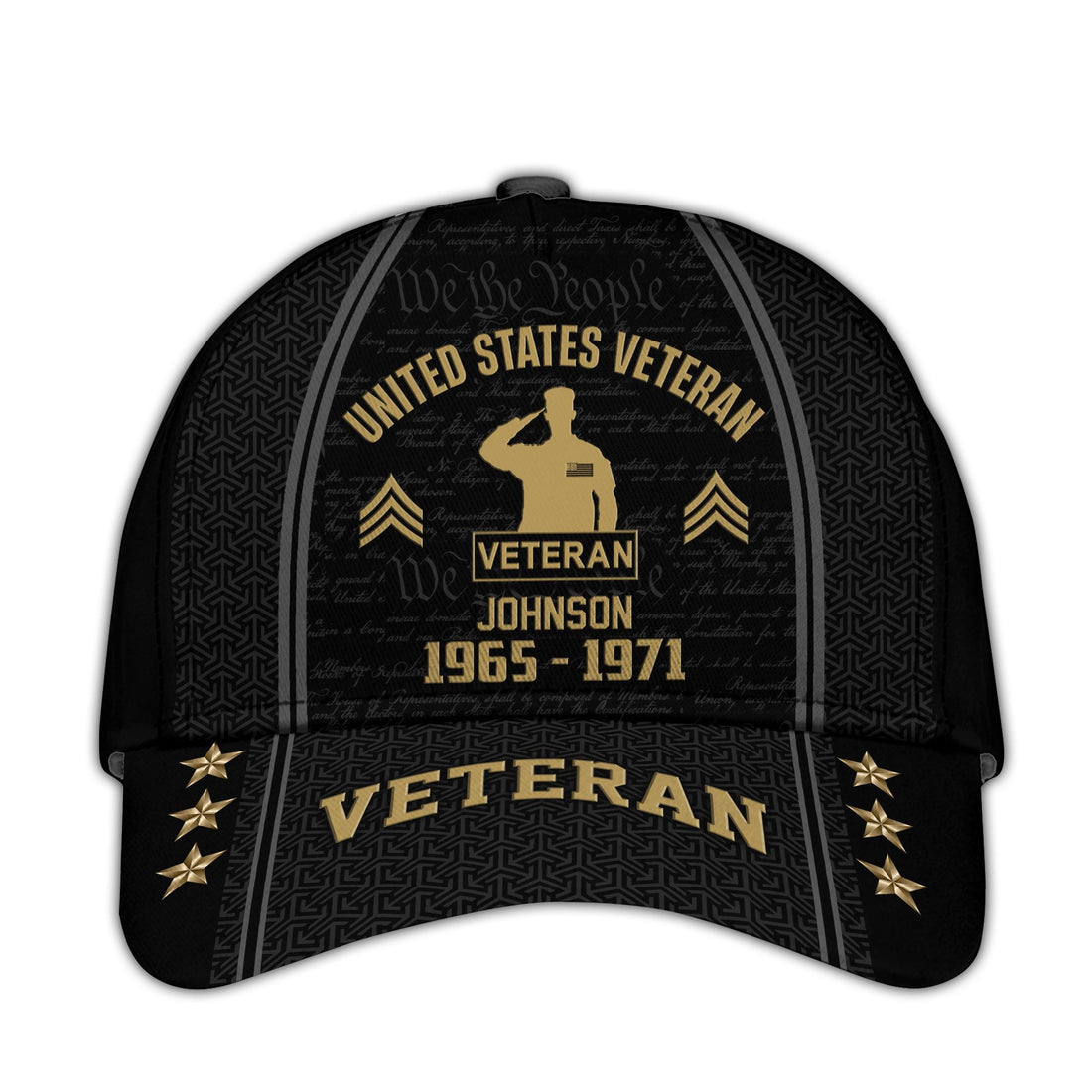 US Veteran Custom Cap VPVC005707, Gifts For US Veteran, Best Gifts On Father's Day, Armed Forces Day, Independence Day, Veterans Day.