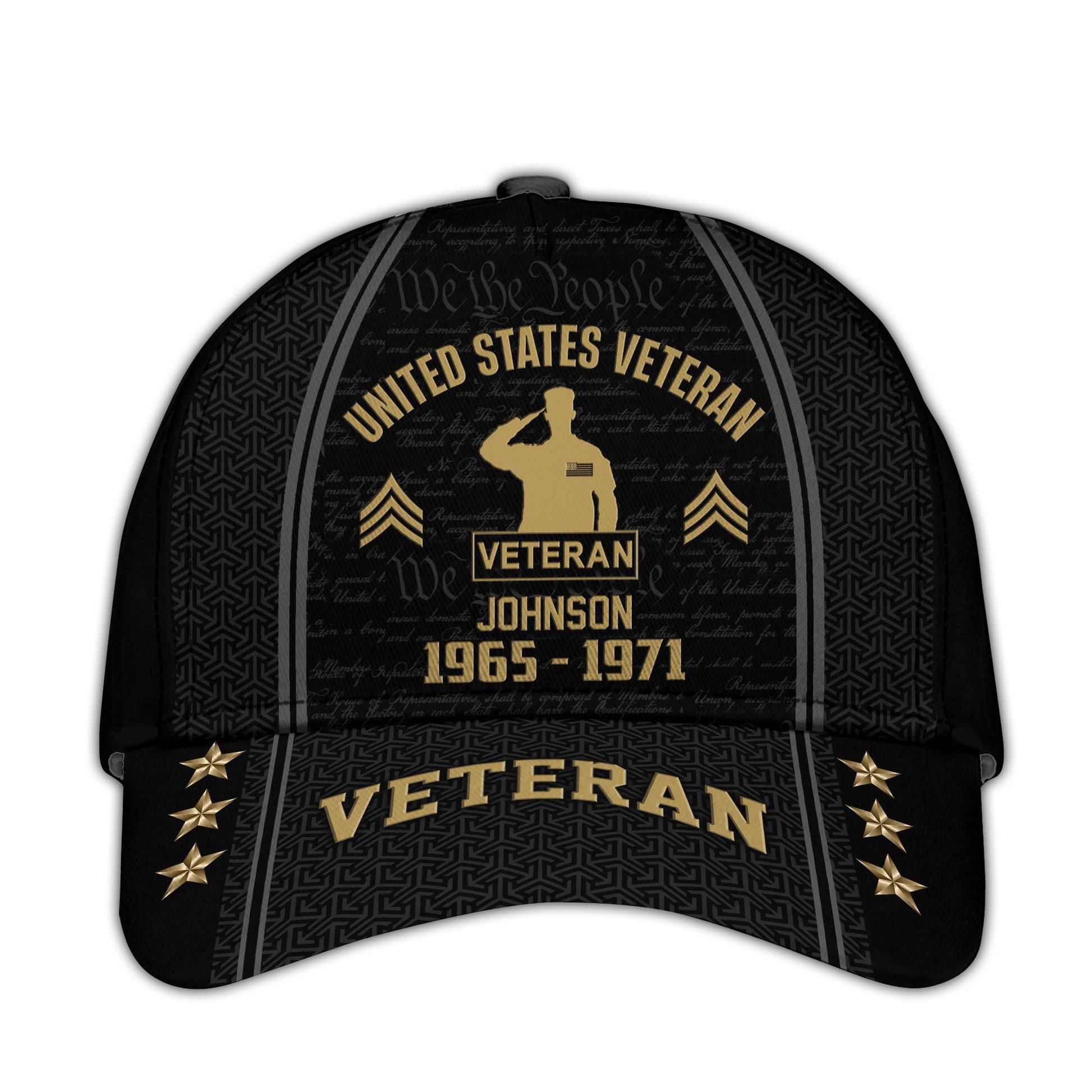 US Veteran Custom Cap VPVC005707, Gifts For US Veteran, Best Gifts On Father's Day, Armed Forces Day, Independence Day, Veterans Day.