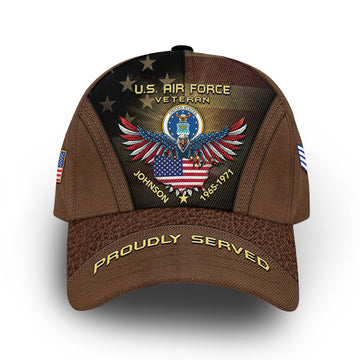 USAF Custom Cap VPVC006404, Gifts For Air Force Veteran, Best Gifts On Father's Day, Armed Forces Day, Independence Day, Veterans Day.