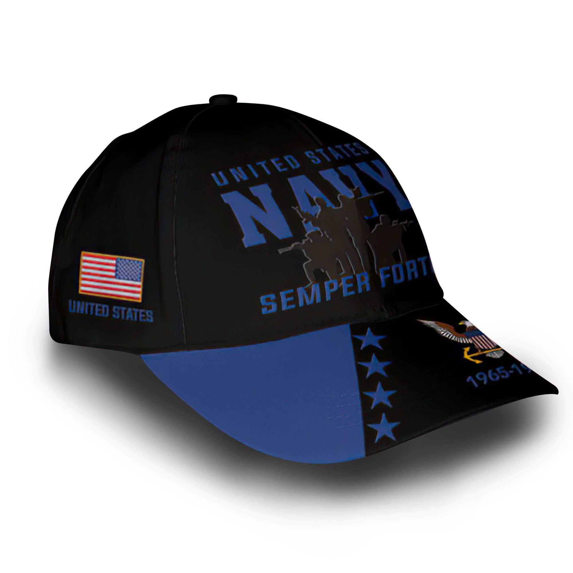 US Navy Custom Cap VPVC006502, Gifts For Navy Veteran, Best Gifts On Father's Day, Armed Forces Day, Independence Day, Veterans Day.