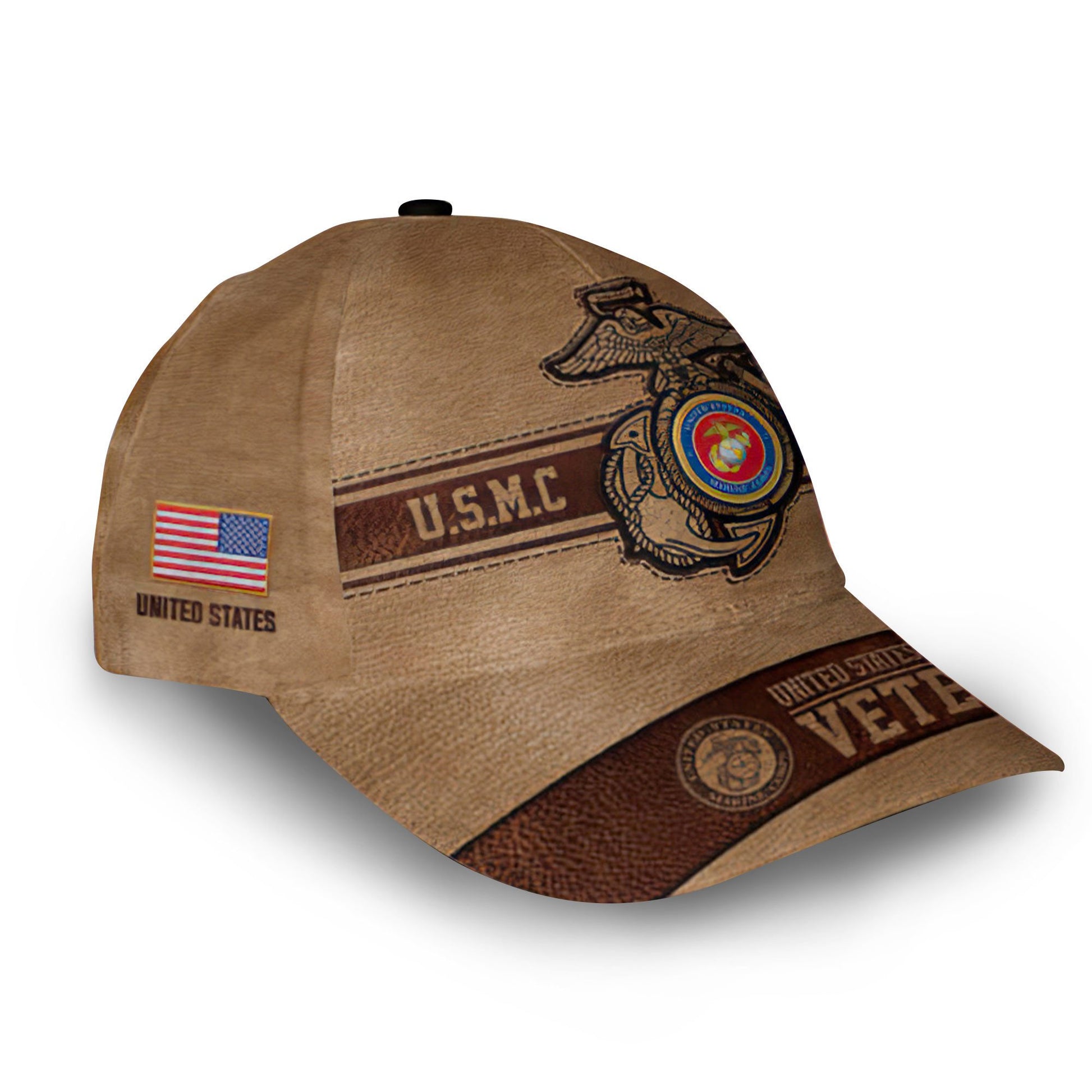 Unique Custom Name, Rank, Year, USMC Cap VPVC006703, Gifts For Marine Veteran, Gifts For Dad, For Husband, Best Gifts On Father's Day, Independence Day, Veterans Day.