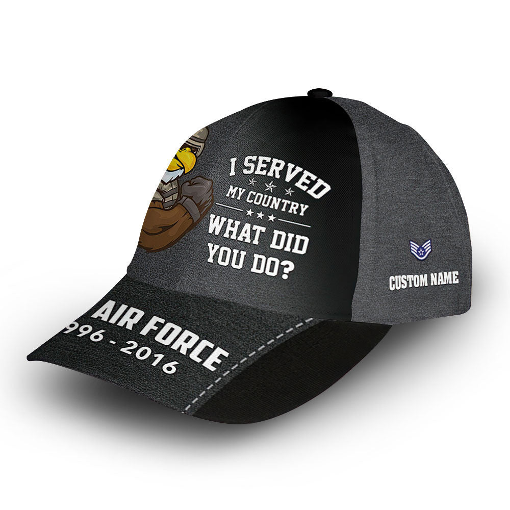 USAF Custom Cap VPVC007004, Gifts For Air Force Veteran, Best Gifts On Father's Day, Armed Forces Day, Independence Day, Veterans Day.