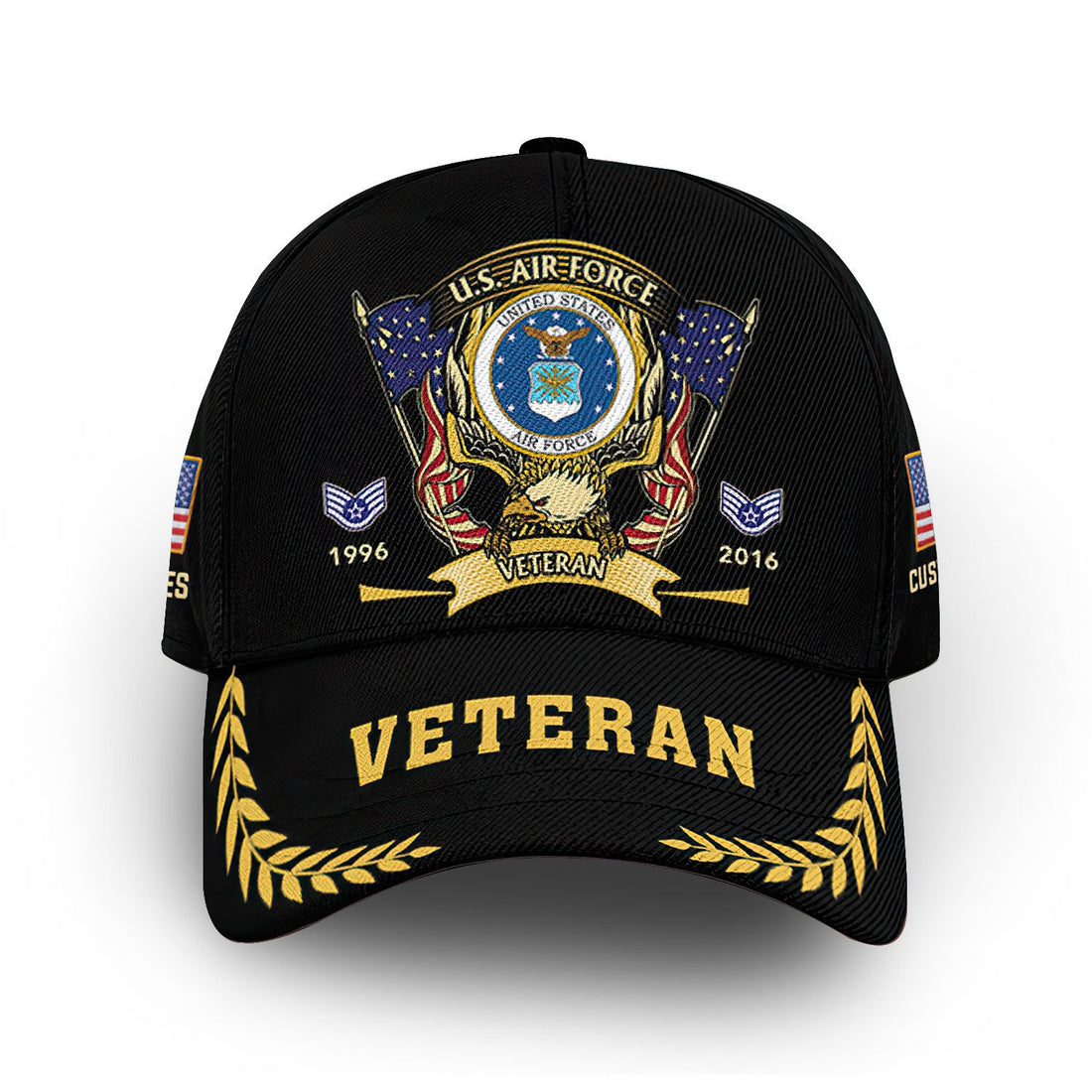 USAF Custom Cap VPVC011704, Gifts For Air Force Veteran, Best Gifts On Father's Day, Armed Forces Day, Independence Day, Veterans Day.