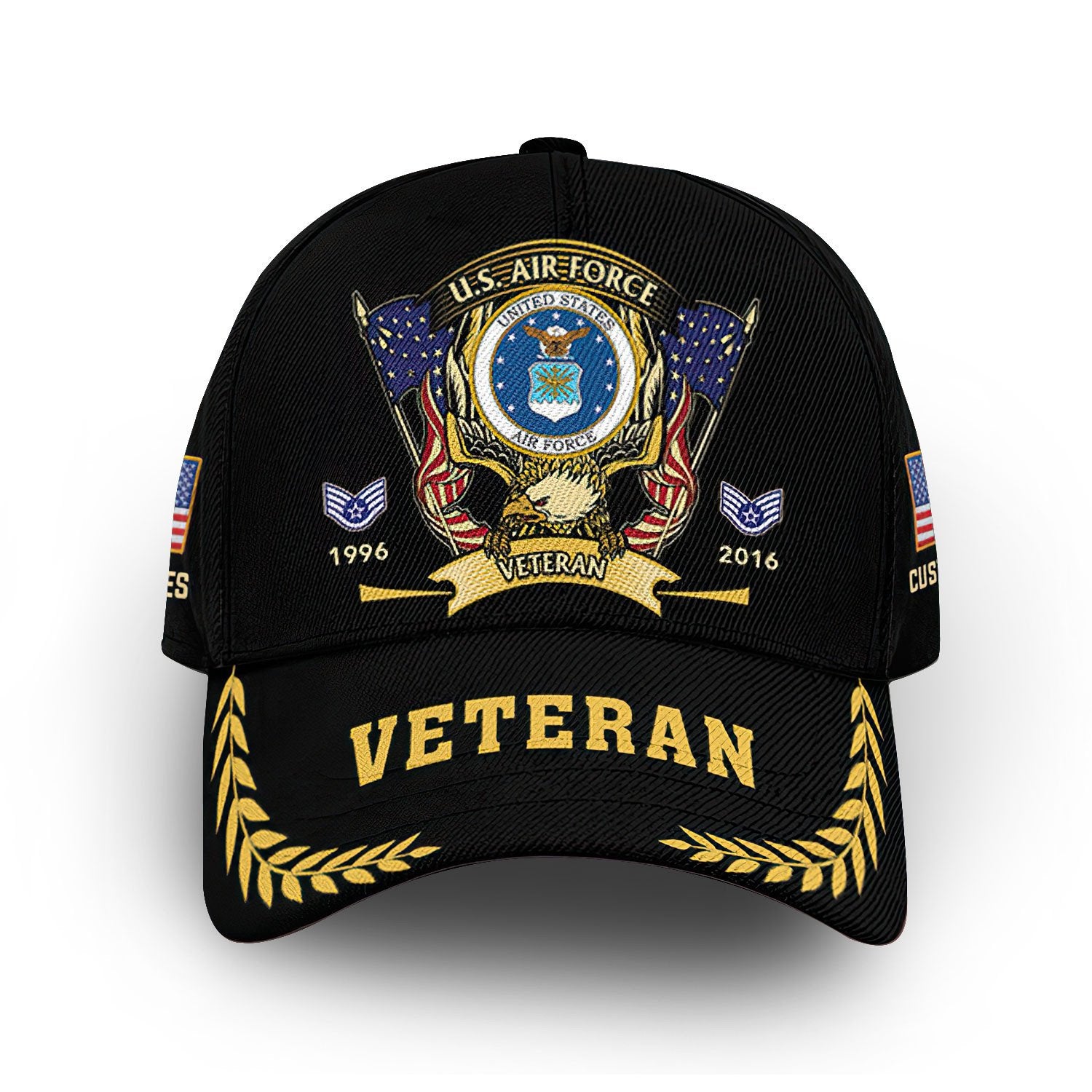 USAF Custom Cap VPVC011704, Gifts For Air Force Veteran, Best Gifts On Father's Day, Armed Forces Day, Independence Day, Veterans Day.