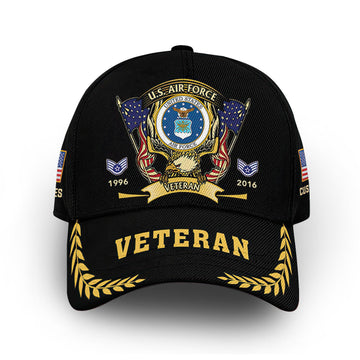 USAF Custom Cap VPVC011704, Gifts For Air Force Veteran, Best Gifts On Father's Day, Armed Forces Day, Independence Day, Veterans Day.