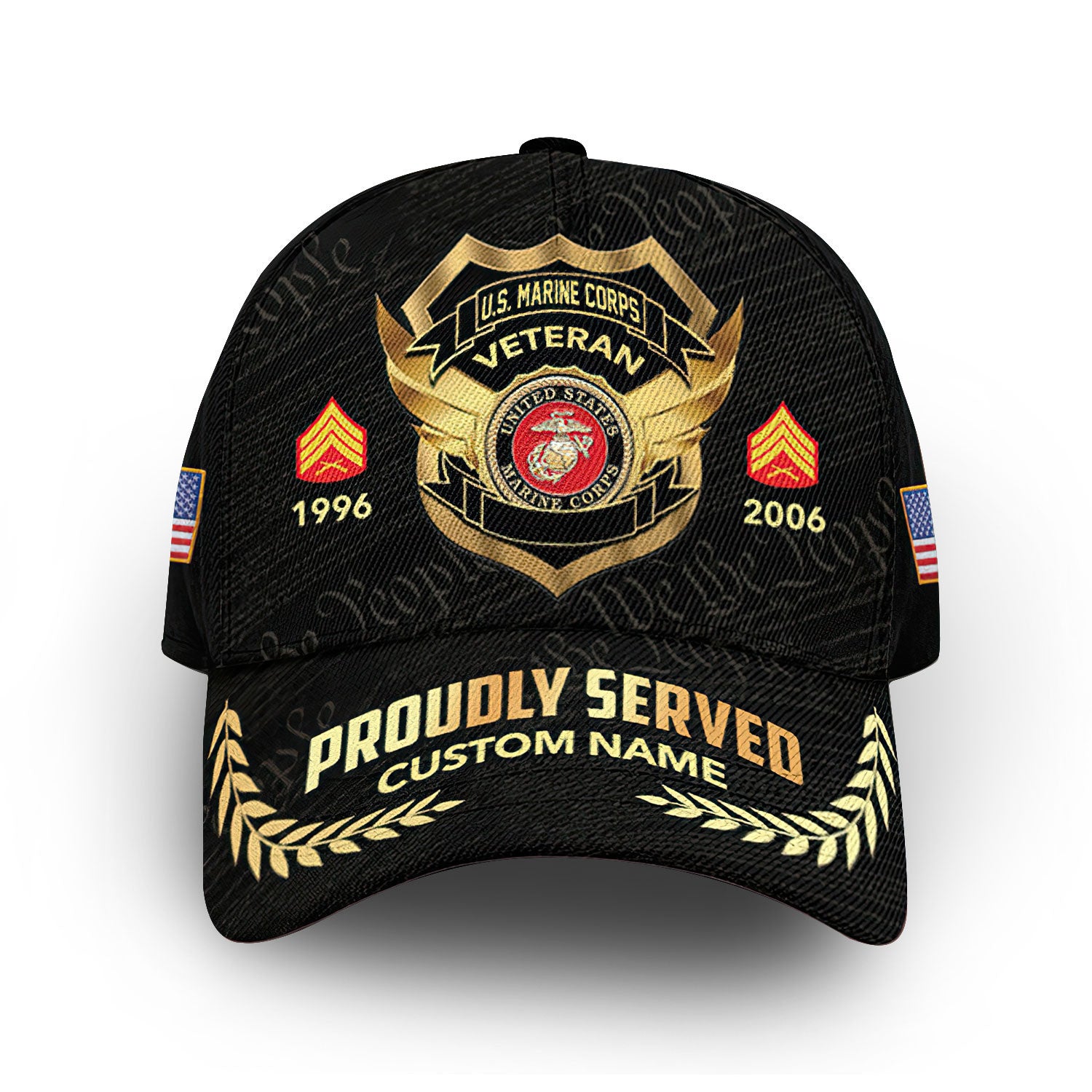 USMC Custom Cap VPVC012003, Gifts For Marine Veteran, Best Gifts On Father's Day, Armed Forces Day, Independence Day, Veterans Day.