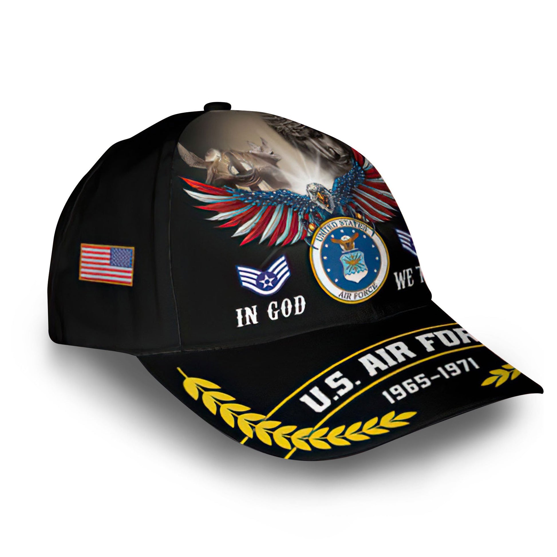 USAF Custom Cap VPVC012909, Gifts For Air Force Veteran, Best Gifts On Father's Day, Armed Forces Day, Independence Day, Veterans Day.