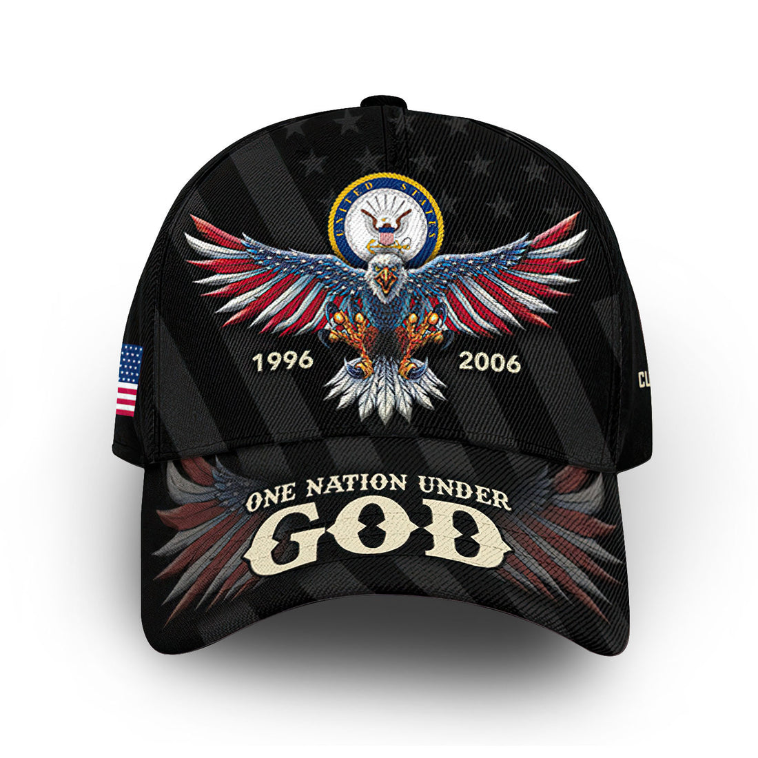 Unique Custom Name, Rank, Year, US Navy Cap VPVC013402, Gifts For Navy Veteran, Gifts For Dad, For Husband, Best Gifts On Father's Day, Independence Day, Veterans Day.