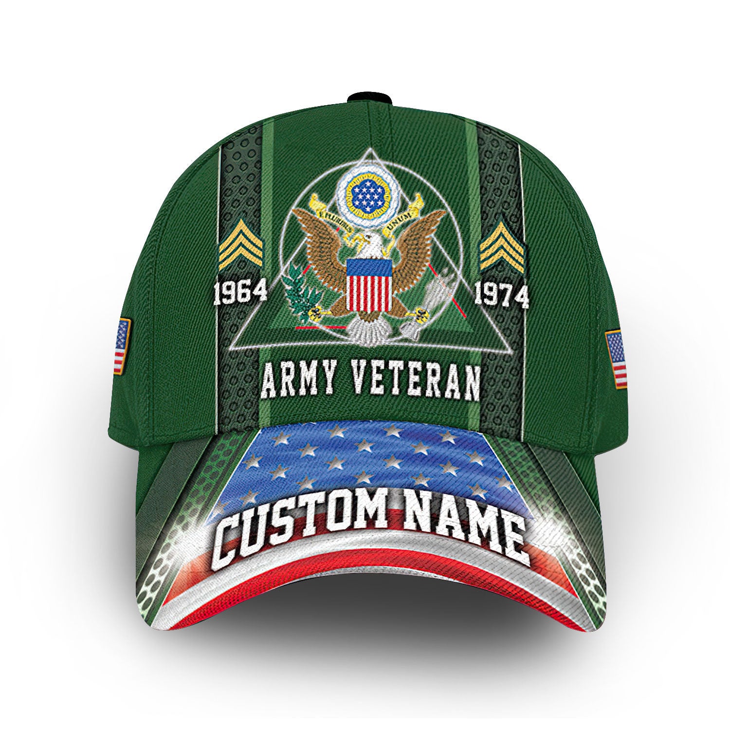 US Army Custom Cap VPVC013501, Gifts For Army Veteran, Best Gifts On Father's Day, Armed Forces Day, Independence Day, Veterans Day.