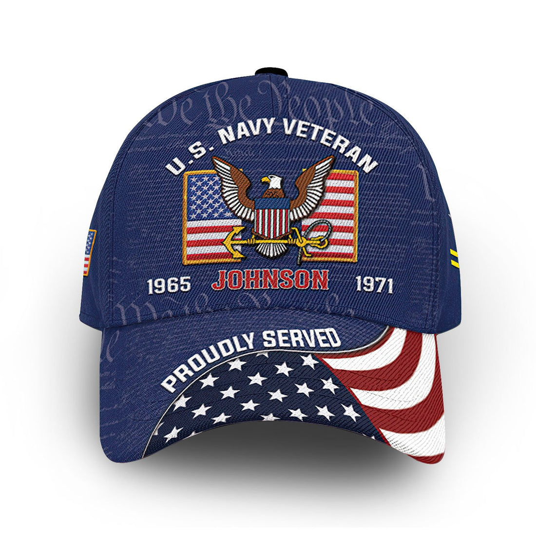 Unique Custom Name, Rank, Year, US Navy Cap VPVC013807, Gifts For Navy Veteran, Gifts For Dad, For Husband, Best Gifts On Father's Day, Independence Day, Veterans Day.
