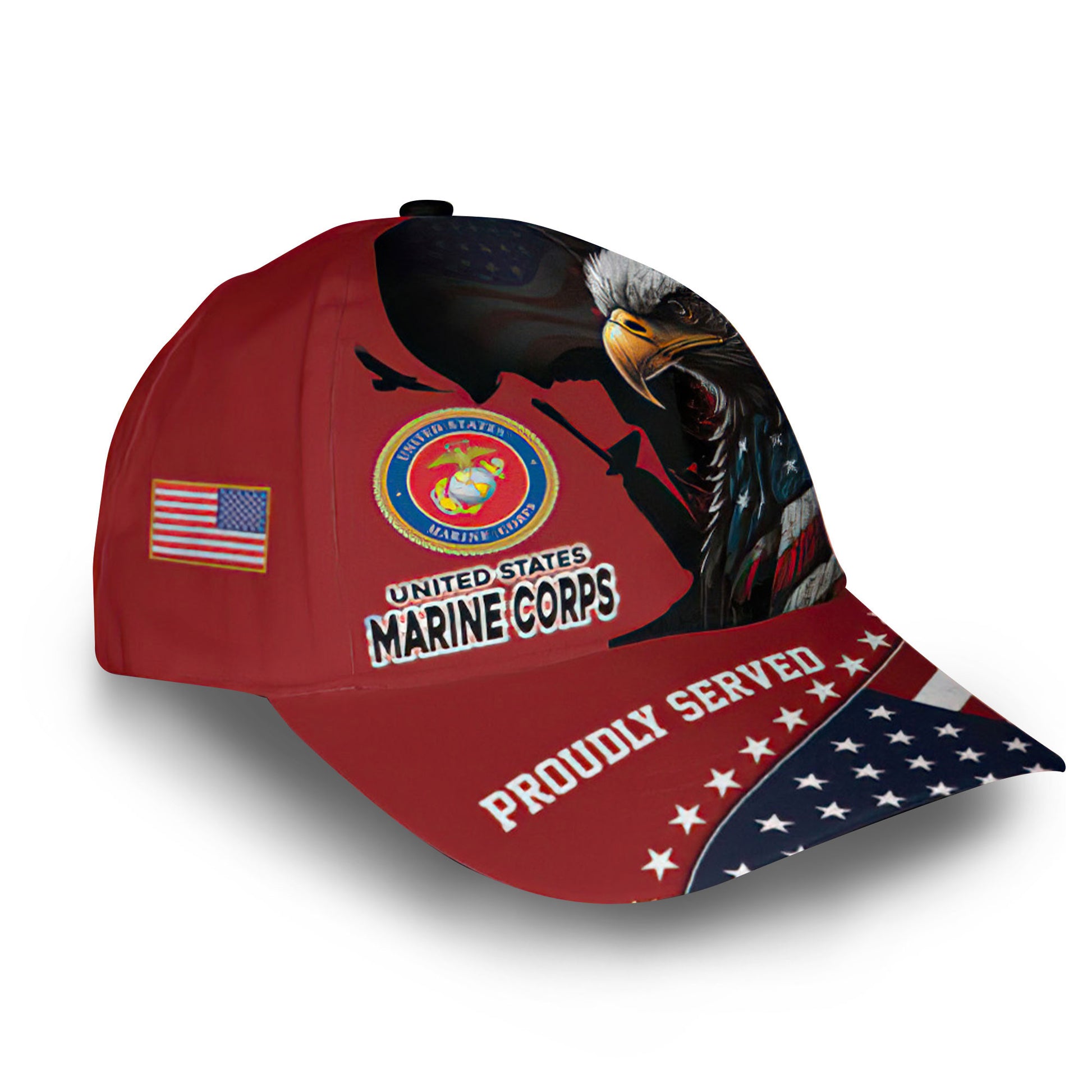 USMC Custom Cap VPVC013903, Gifts For Marine Veteran, Best Gifts On Father's Day, Armed Forces Day, Independence Day, Veterans Day.