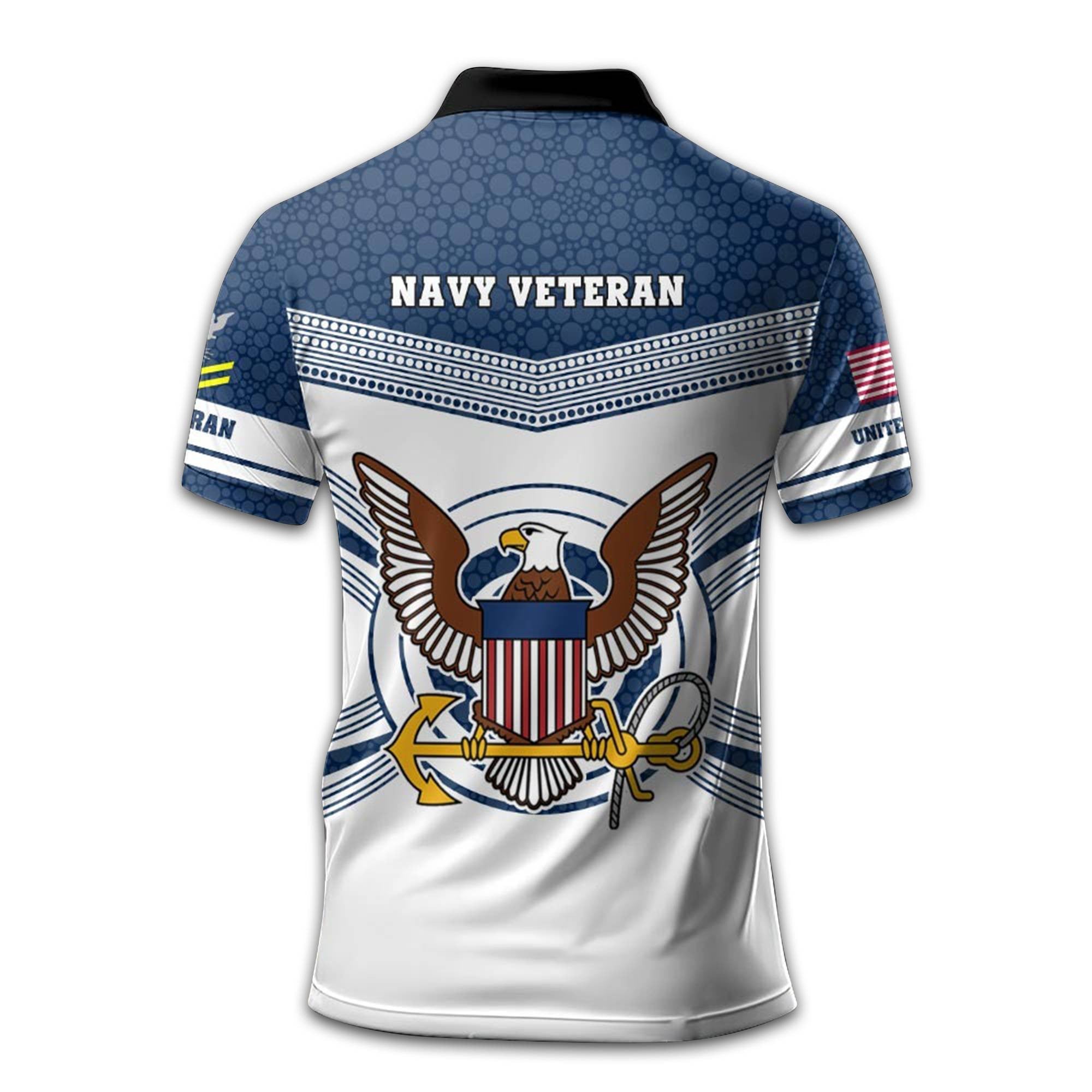 US Navy Custom Polo Shirt VPVC209902, Gifts For Navy Veteran, Best Gifts On Father's Day, Armed Forces Day, Independence Day, Veterans Day.
