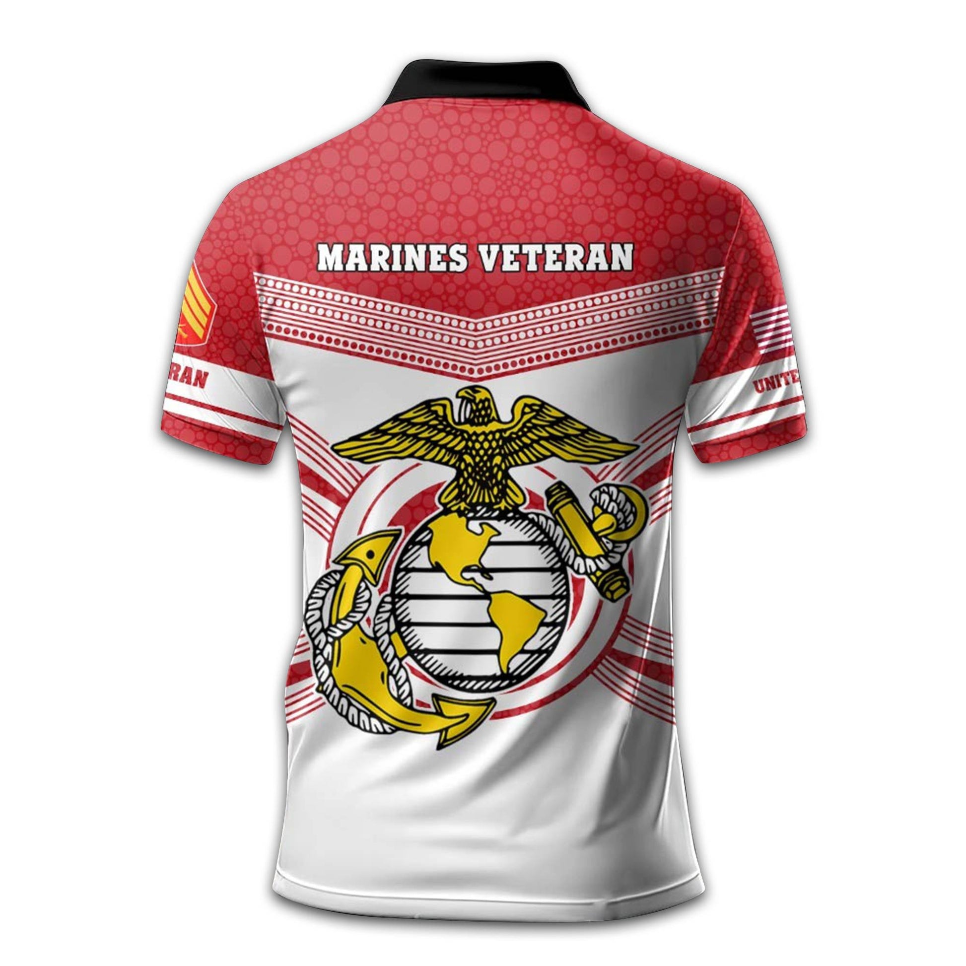 USMC Custom Polo Shirt VPVC209903, Gifts For Marine Veteran, Best Gifts On Father's Day, Armed Forces Day, Independence Day, Veterans Day.