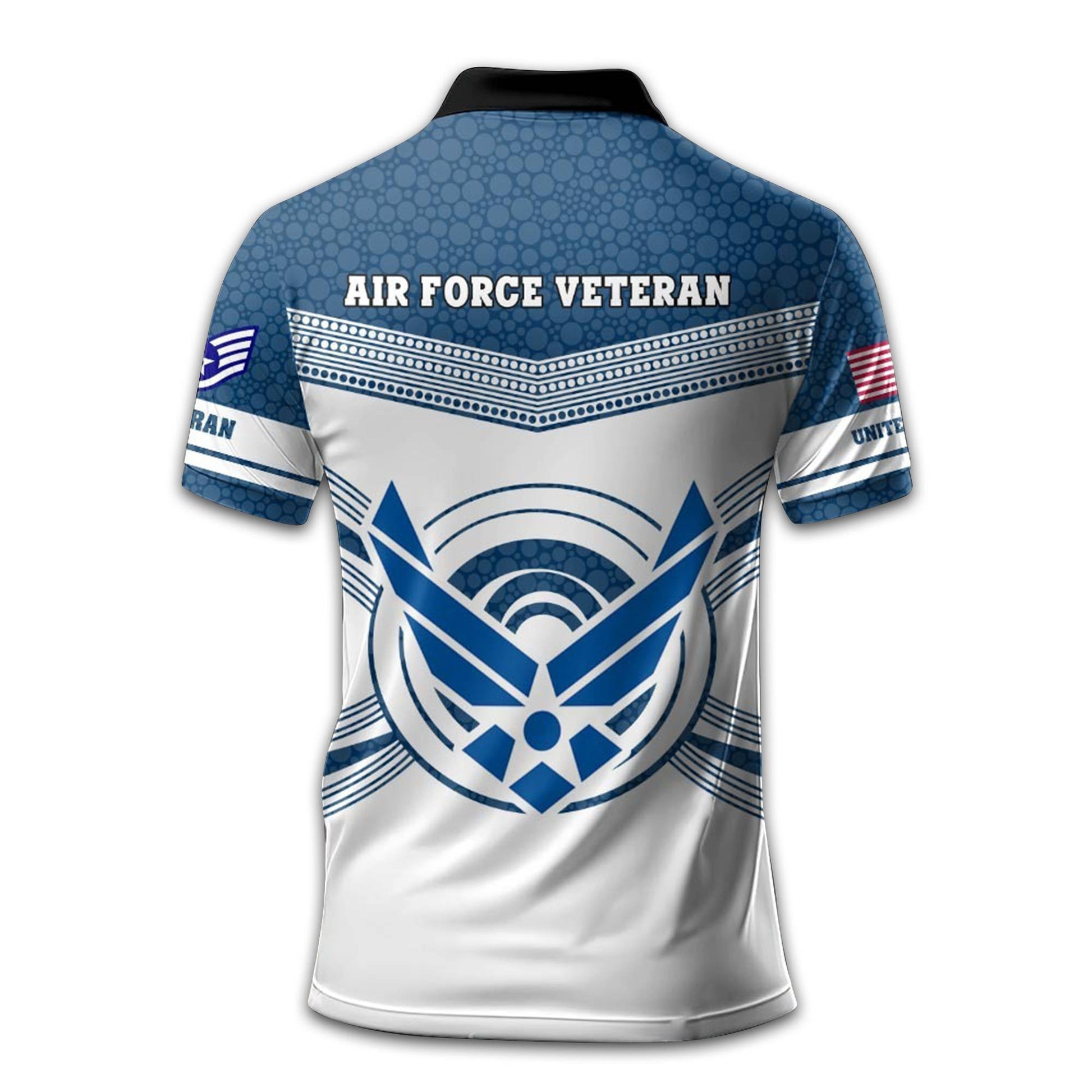 USAF Custom Polo Shirt VPVC209904, Gifts For Air Force Veteran, Best Gifts On Father's Day, Armed Forces Day, Independence Day, Veterans Day.
