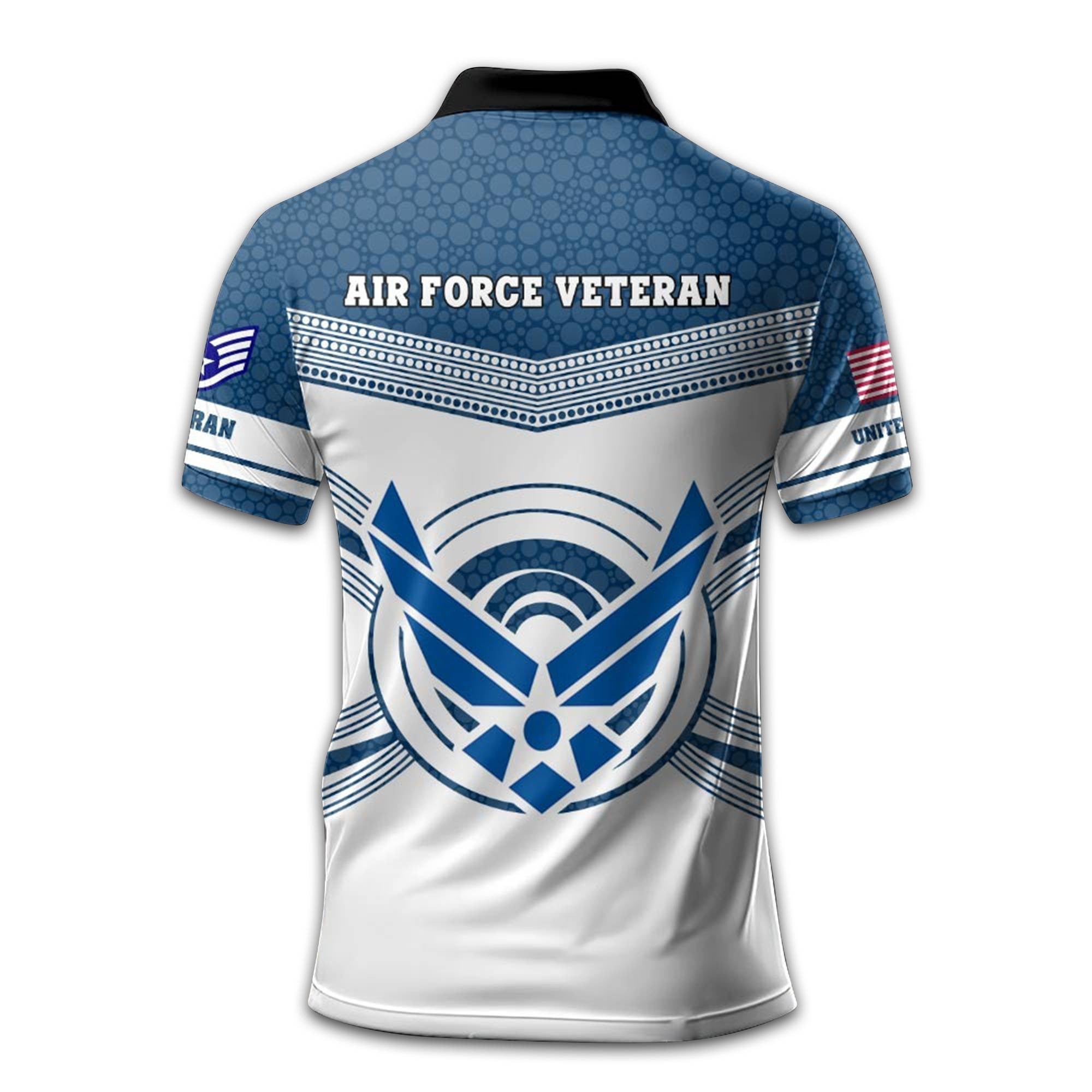 USAF Custom Polo Shirt VPVC209904, Gifts For Air Force Veteran, Best Gifts On Father's Day, Armed Forces Day, Independence Day, Veterans Day.