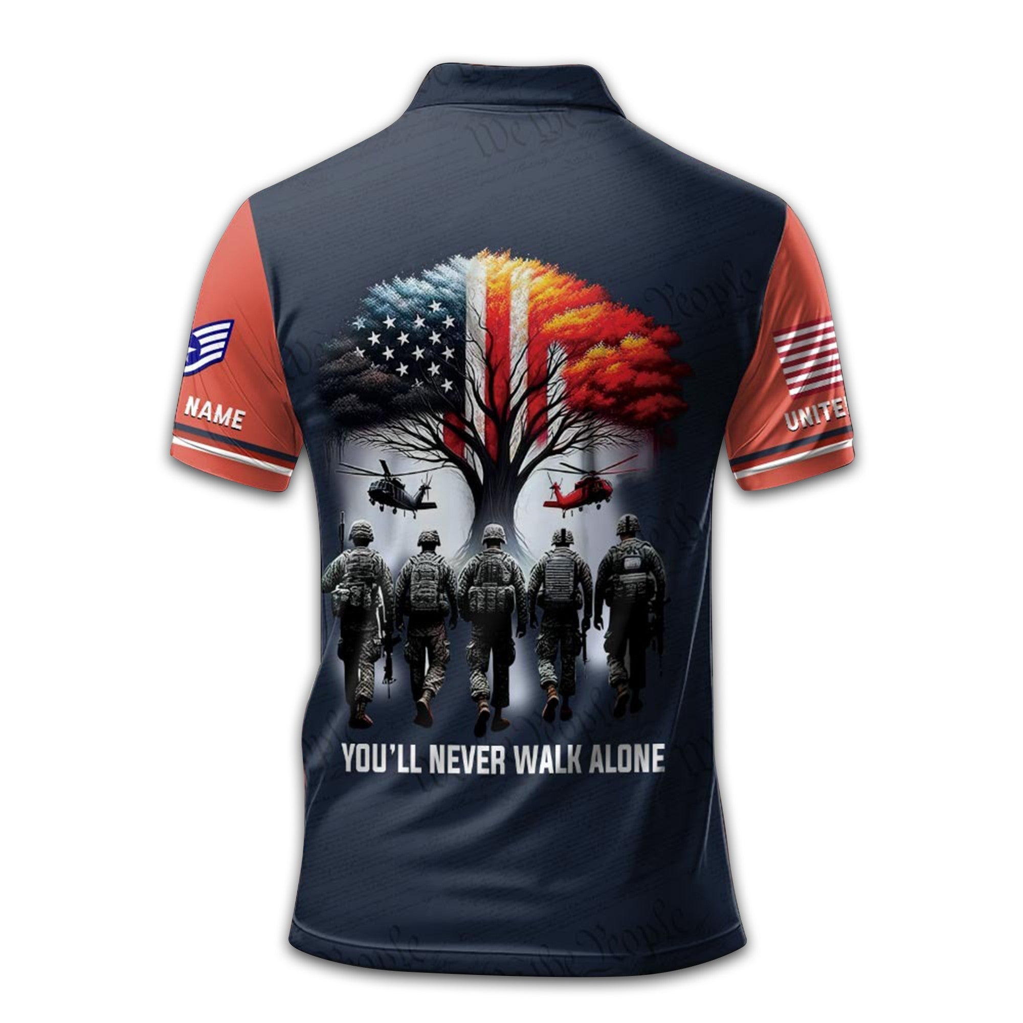 USAF Custom Polo Shirt VPVC212109, Gifts For Air Force Veteran, Best Gifts On Father's Day, Armed Forces Day, Independence Day, Veterans Day.