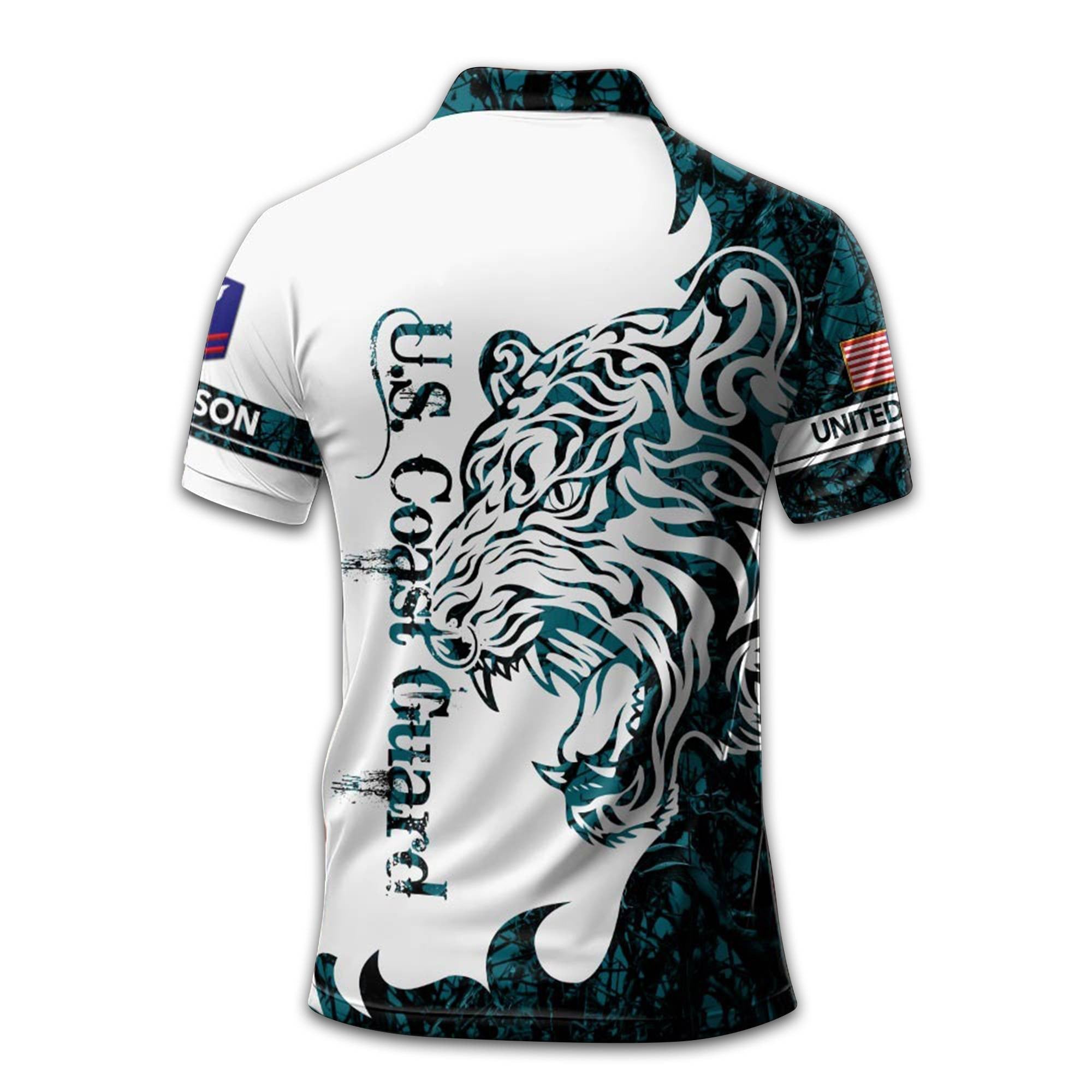 USCG Custom Polo Shirt VPVC212610, Gifts For Coast Guard Veteran, Best Gifts On Father's Day, Armed Forces Day, Independence Day, Veterans Day.